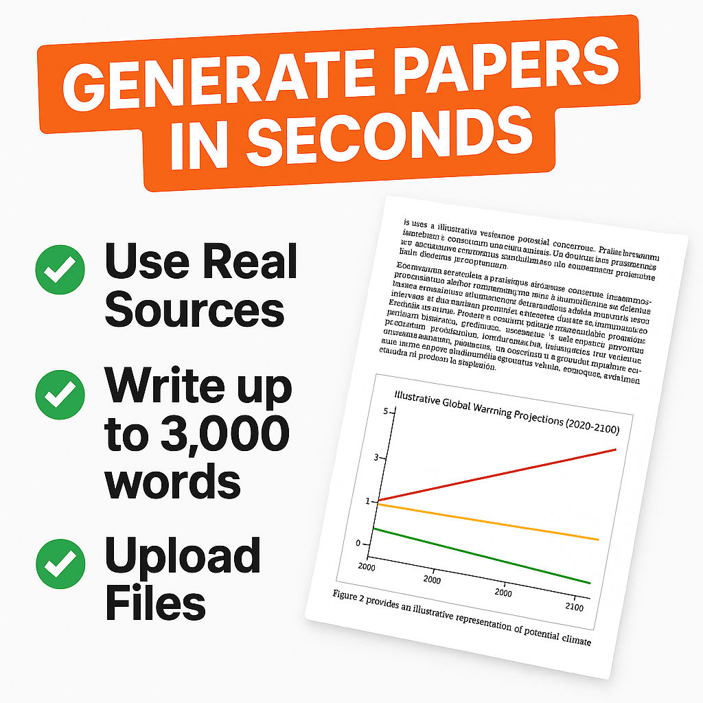 Paper Generator by Curvedo - Screenshot showing the interface and features of this AI tool