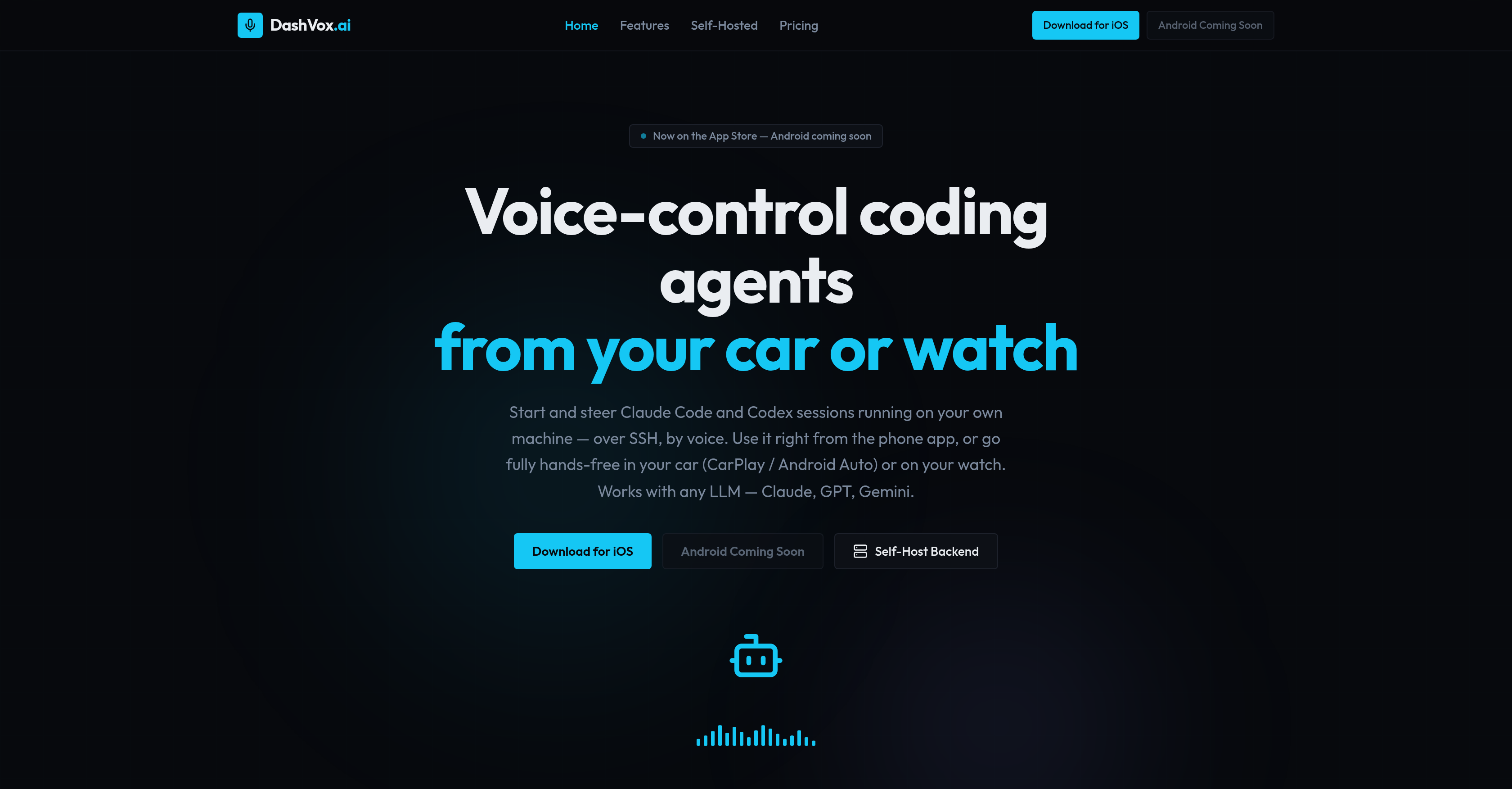DashVox - Screenshot showing the interface and features of this AI tool