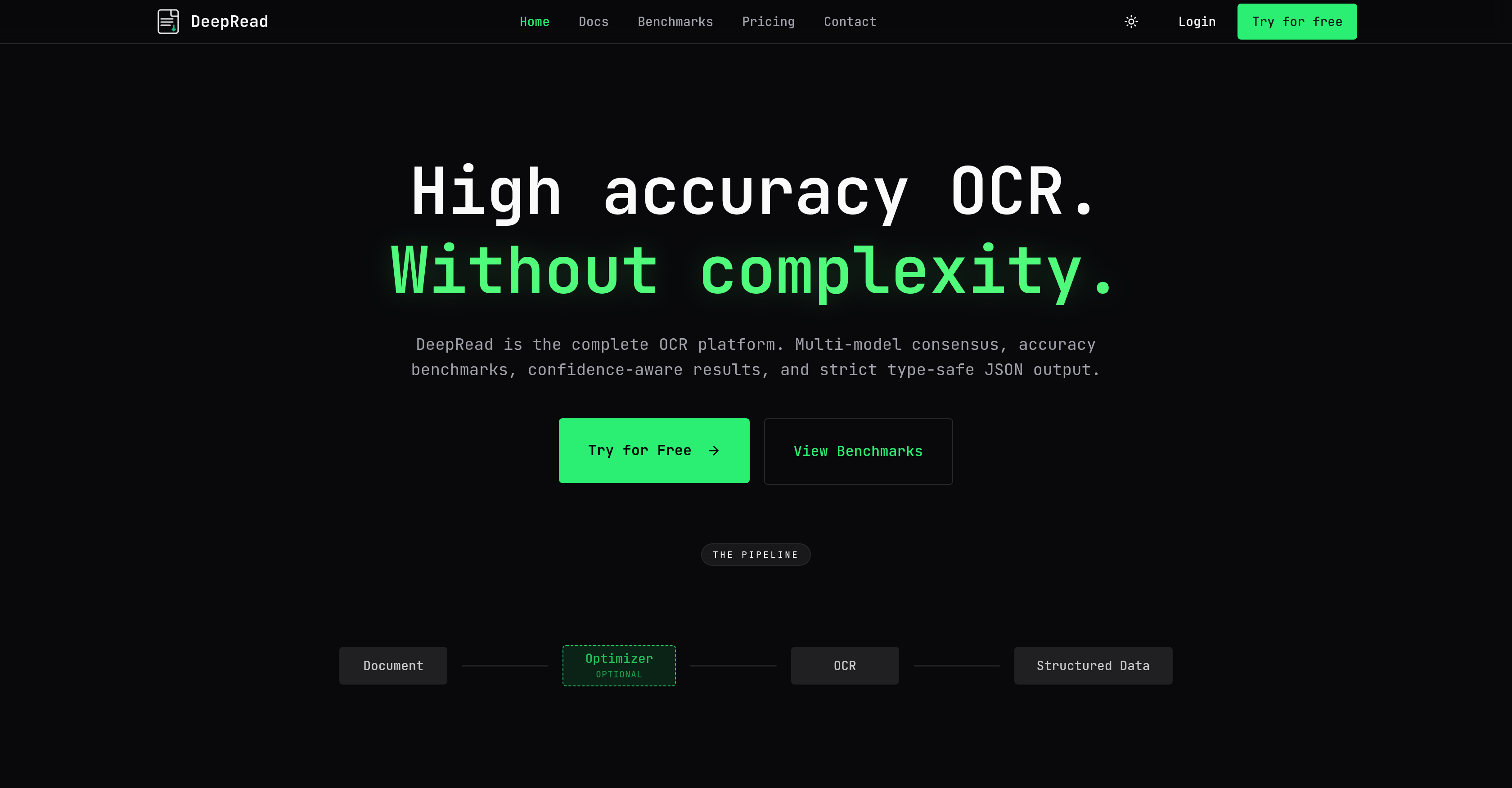 DeepRead.Tech - Screenshot showing the interface and features of this AI tool