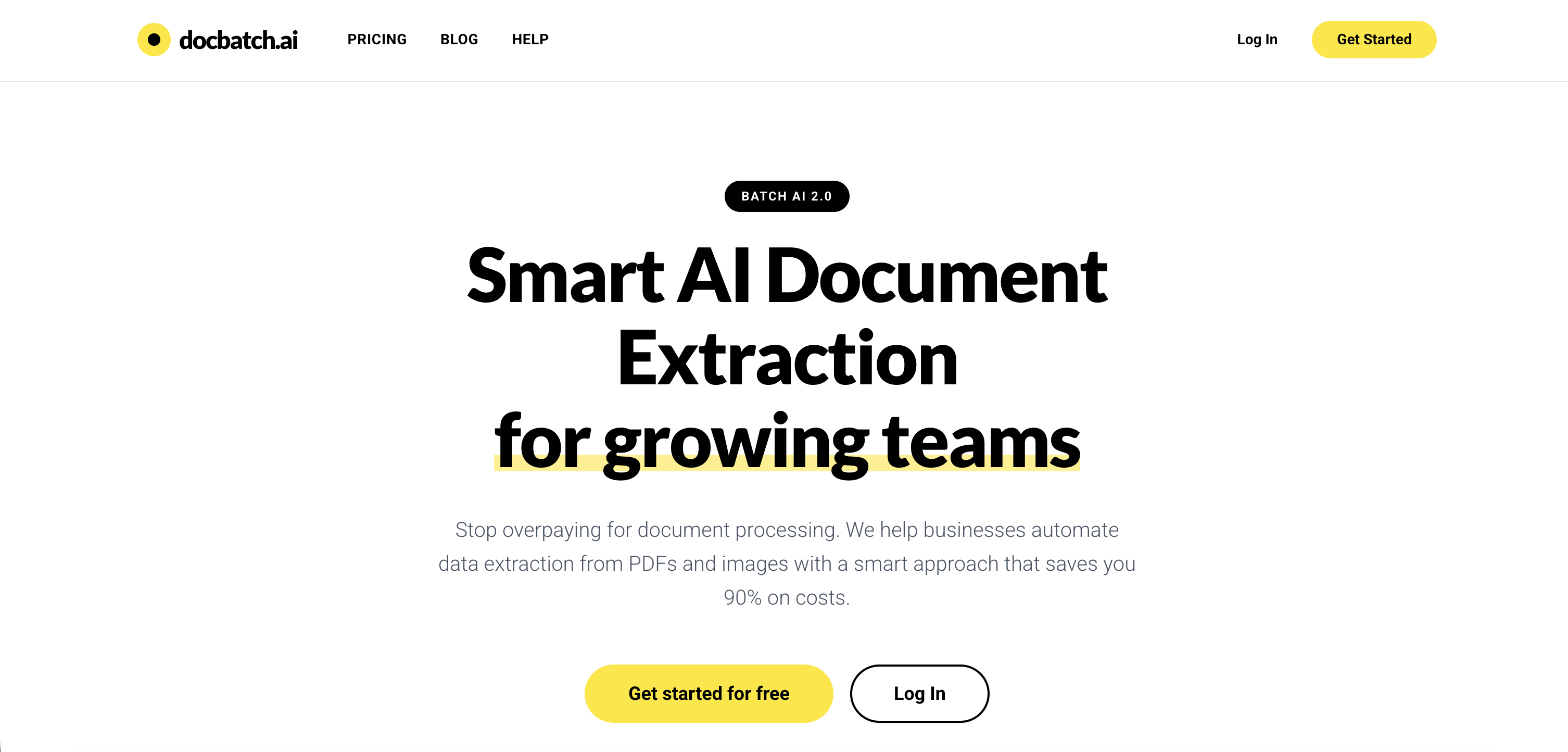 docbatch.ai - Screenshot showing the interface and features of this AI tool