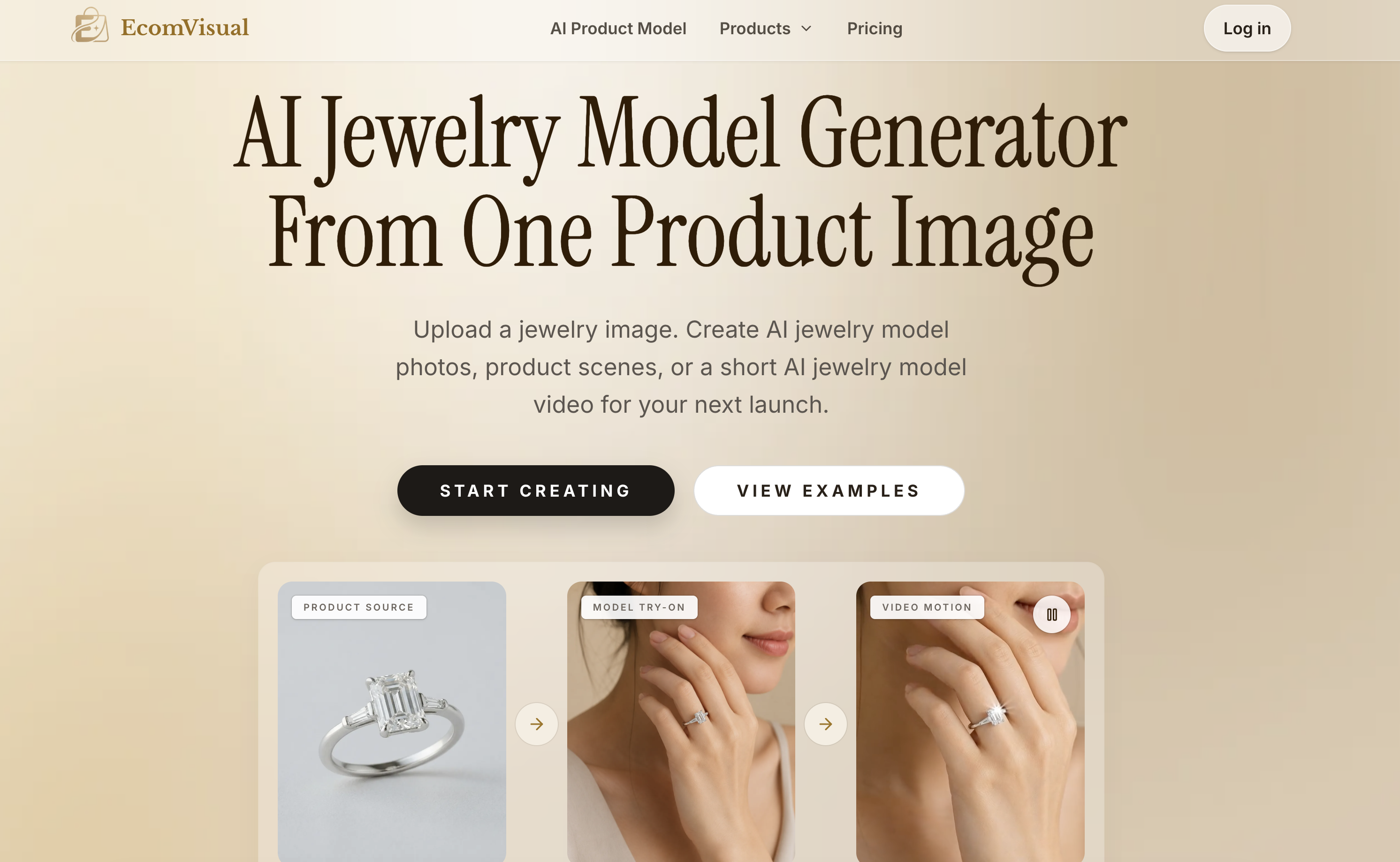 Ecom Visual Ai - Screenshot showing the interface and features of this AI tool