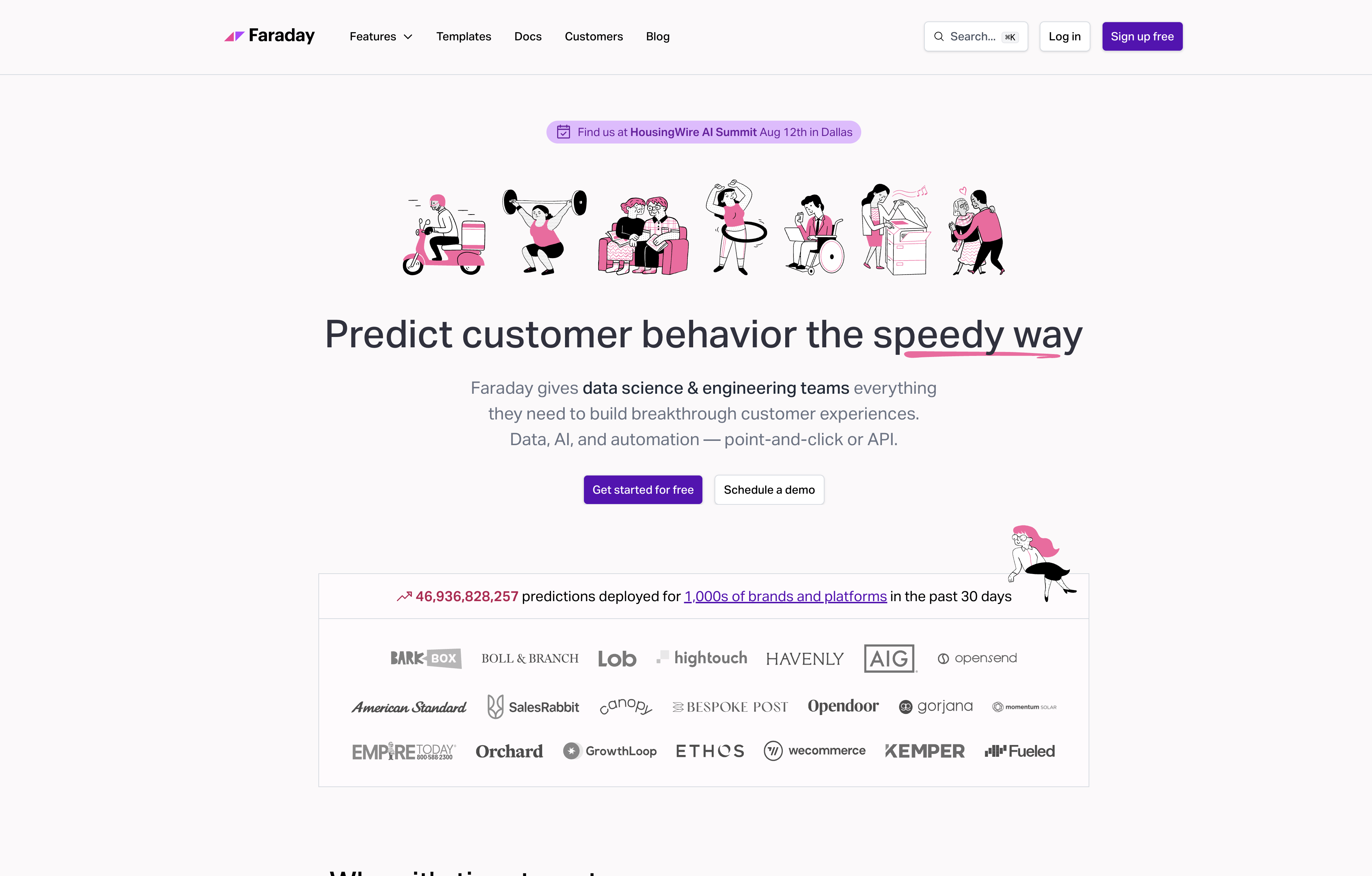 Faraday - Screenshot showing the interface and features of this AI tool