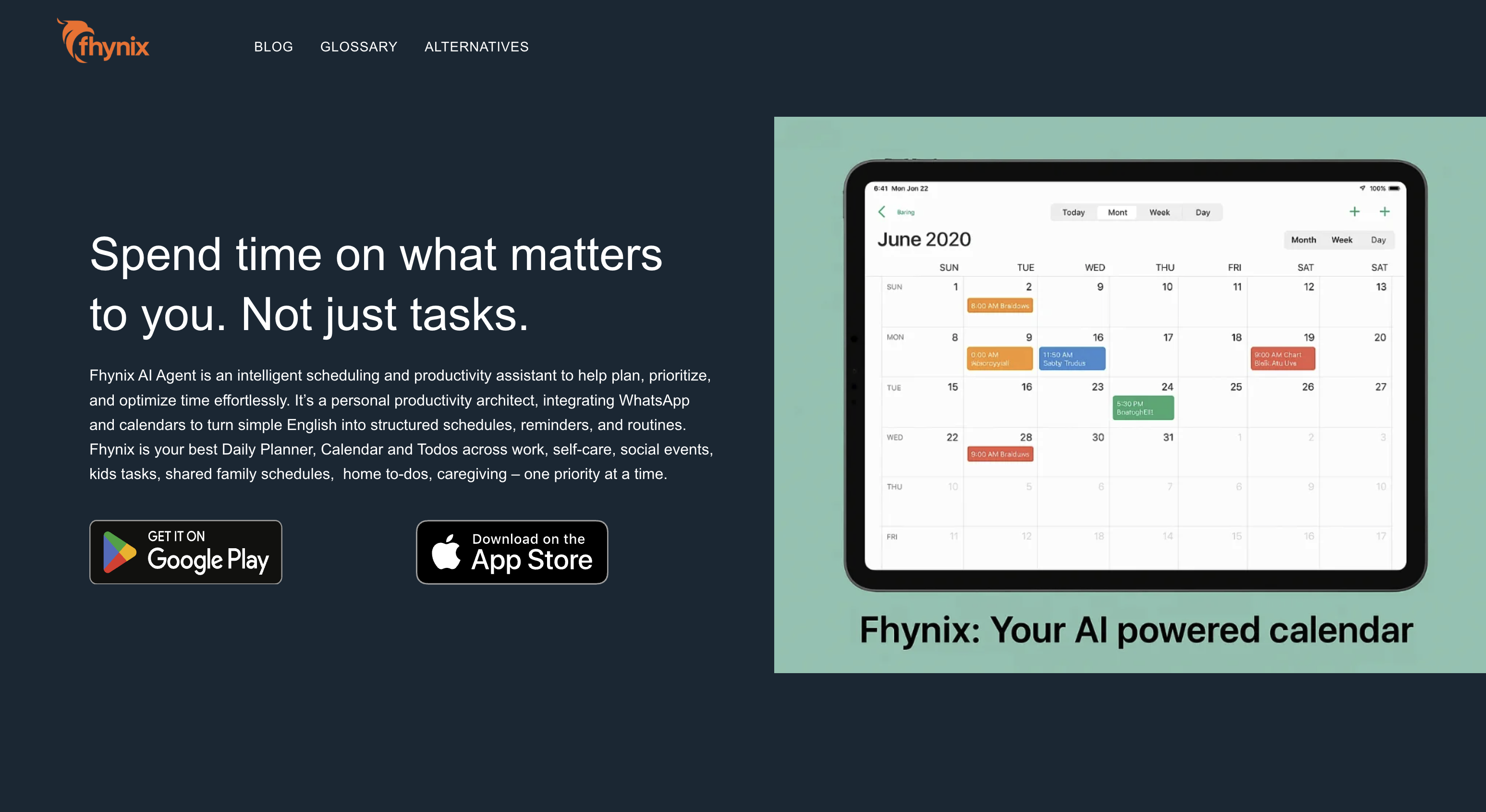 Fhynix - Screenshot showing the interface and features of this AI tool