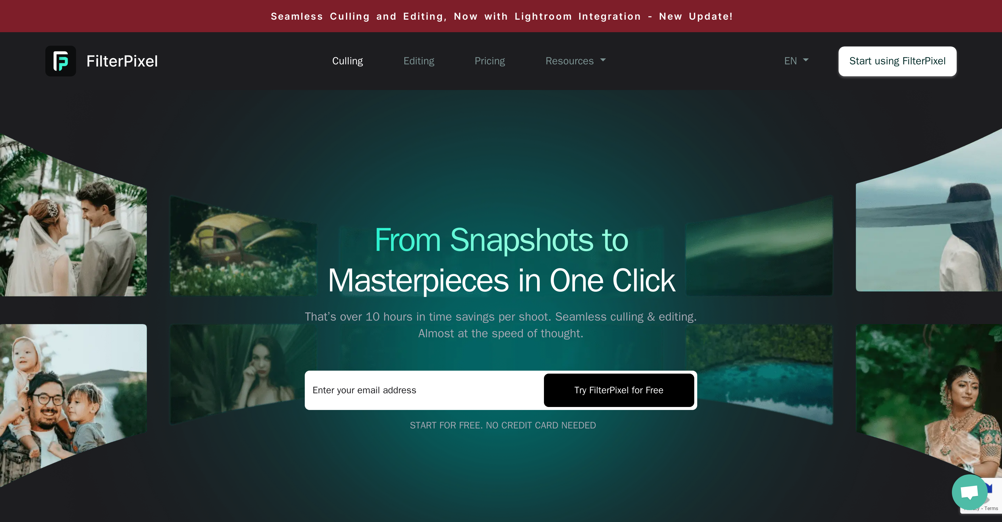 FilterPixel - Screenshot showing the interface and features of this AI tool