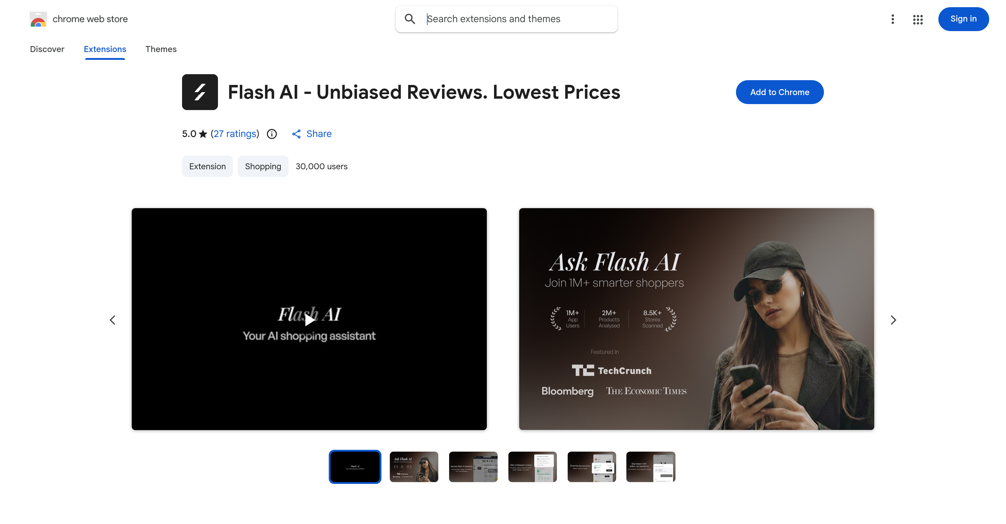 Flash AI - Unbiased Reviews. Lowest Prices - Screenshot showing the interface and features of this AI tool
