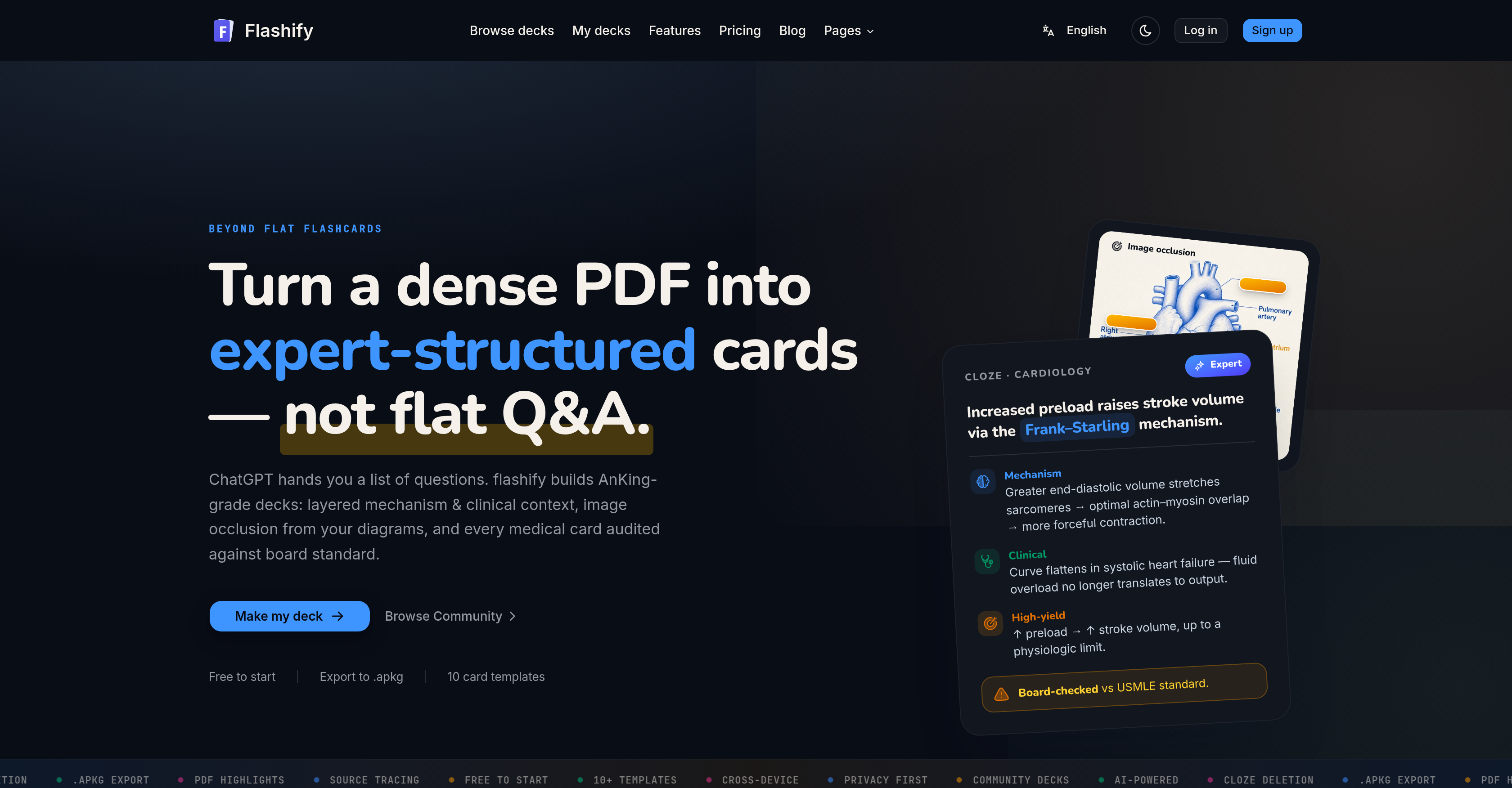 Flashify - Screenshot showing the interface and features of this AI tool