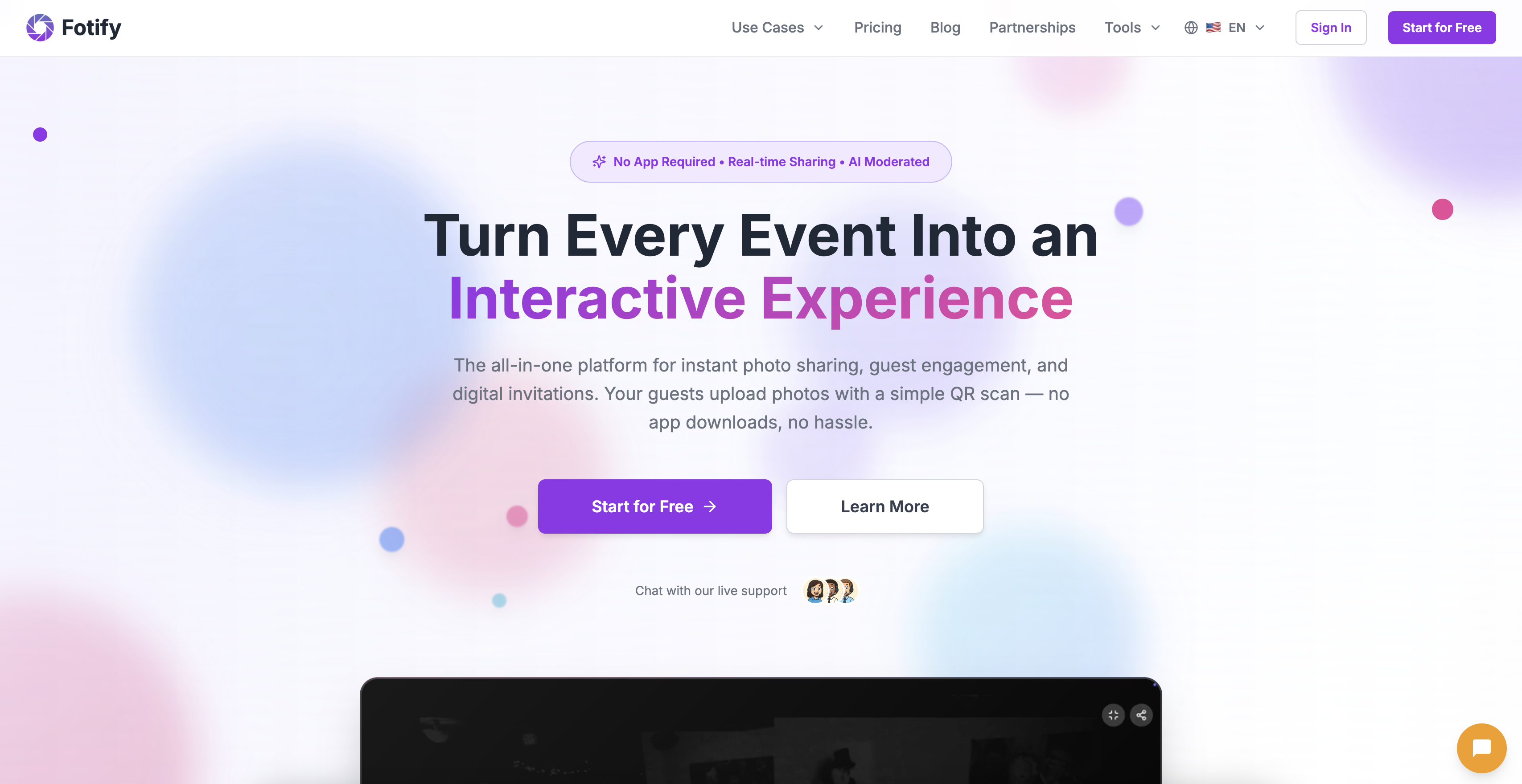 Fotify - Screenshot showing the interface and features of this AI tool