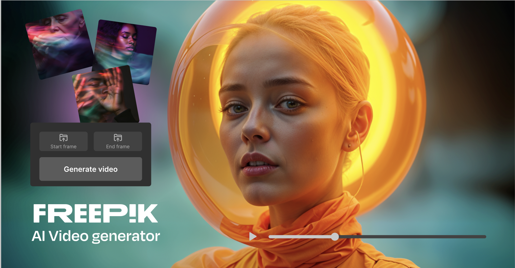 Freepik AI Video Generator - Screenshot showing the interface and features of this AI tool