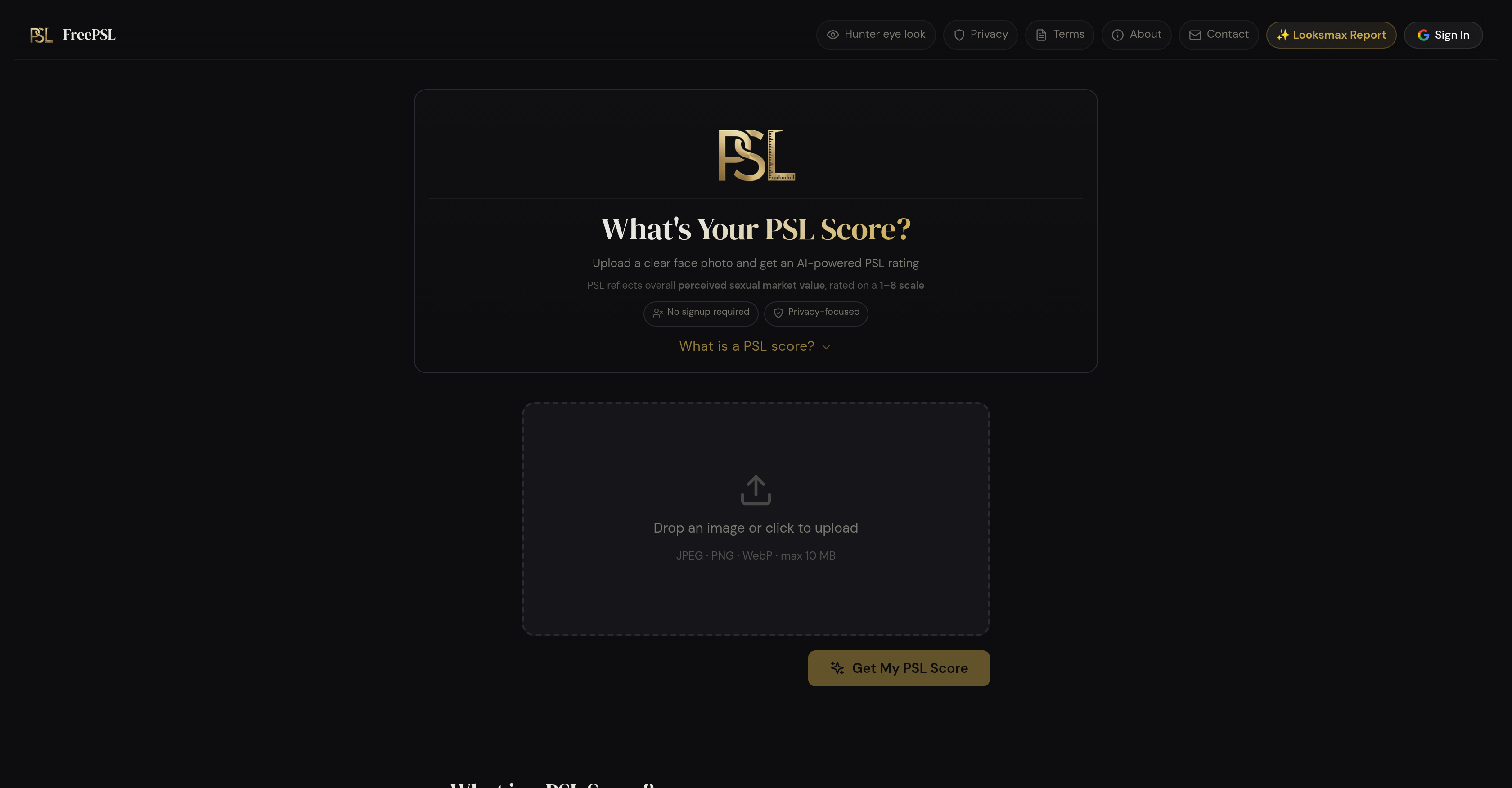 FreePSL - Screenshot showing the interface and features of this AI tool