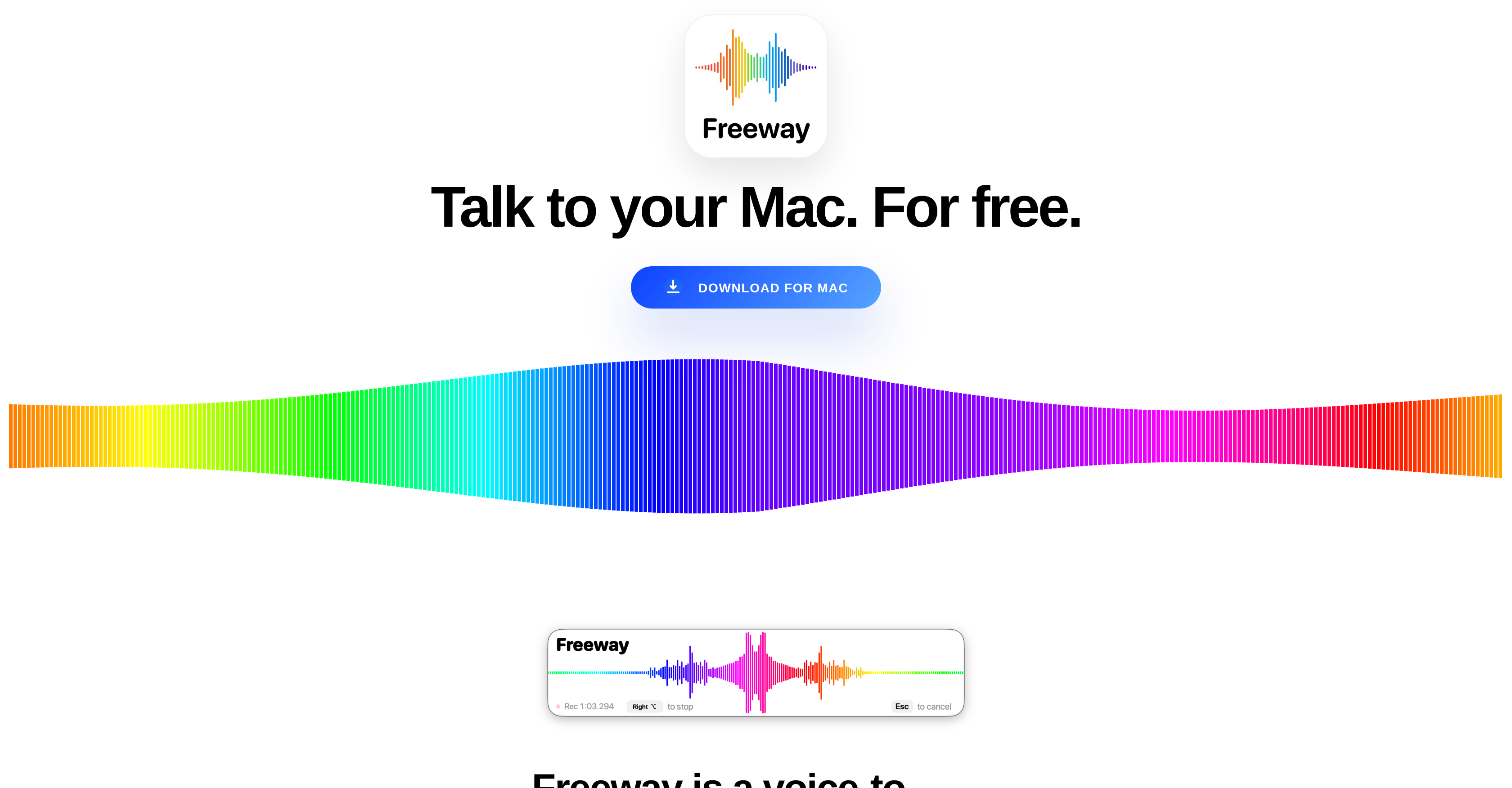 Freeway - Screenshot showing the interface and features of this AI tool