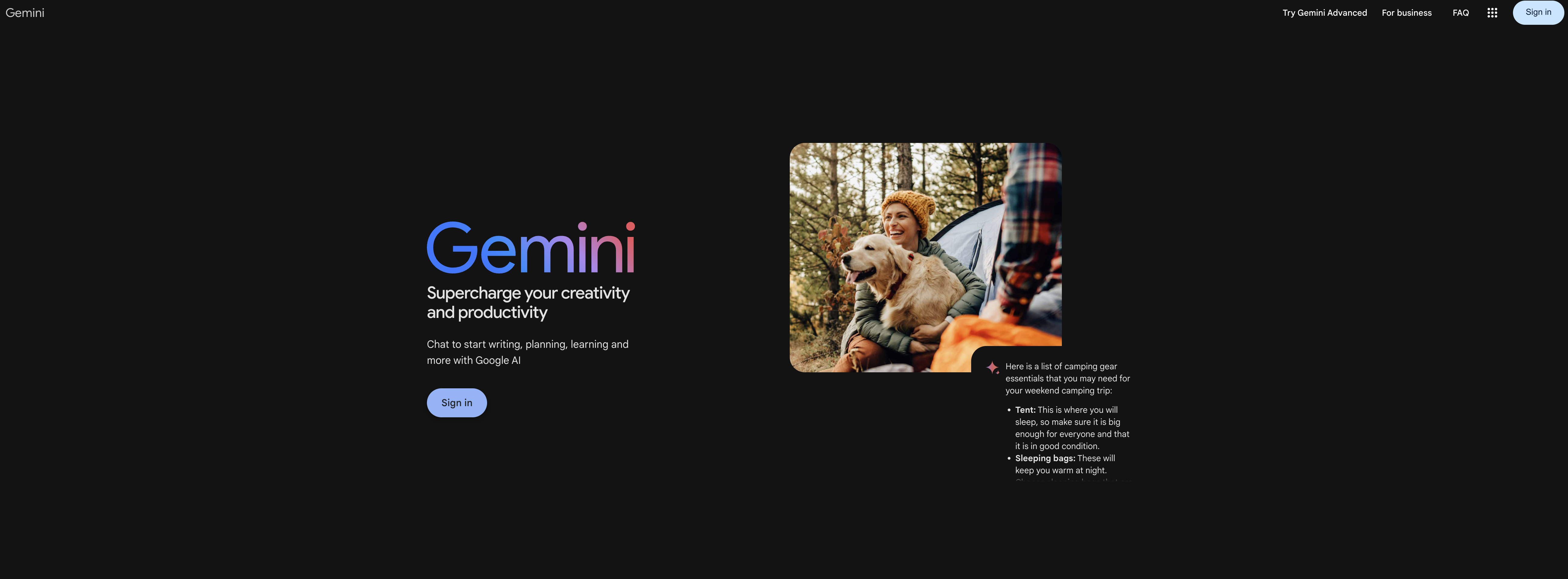 Gemini2.5 Pro - Screenshot showing the interface and features of this AI tool