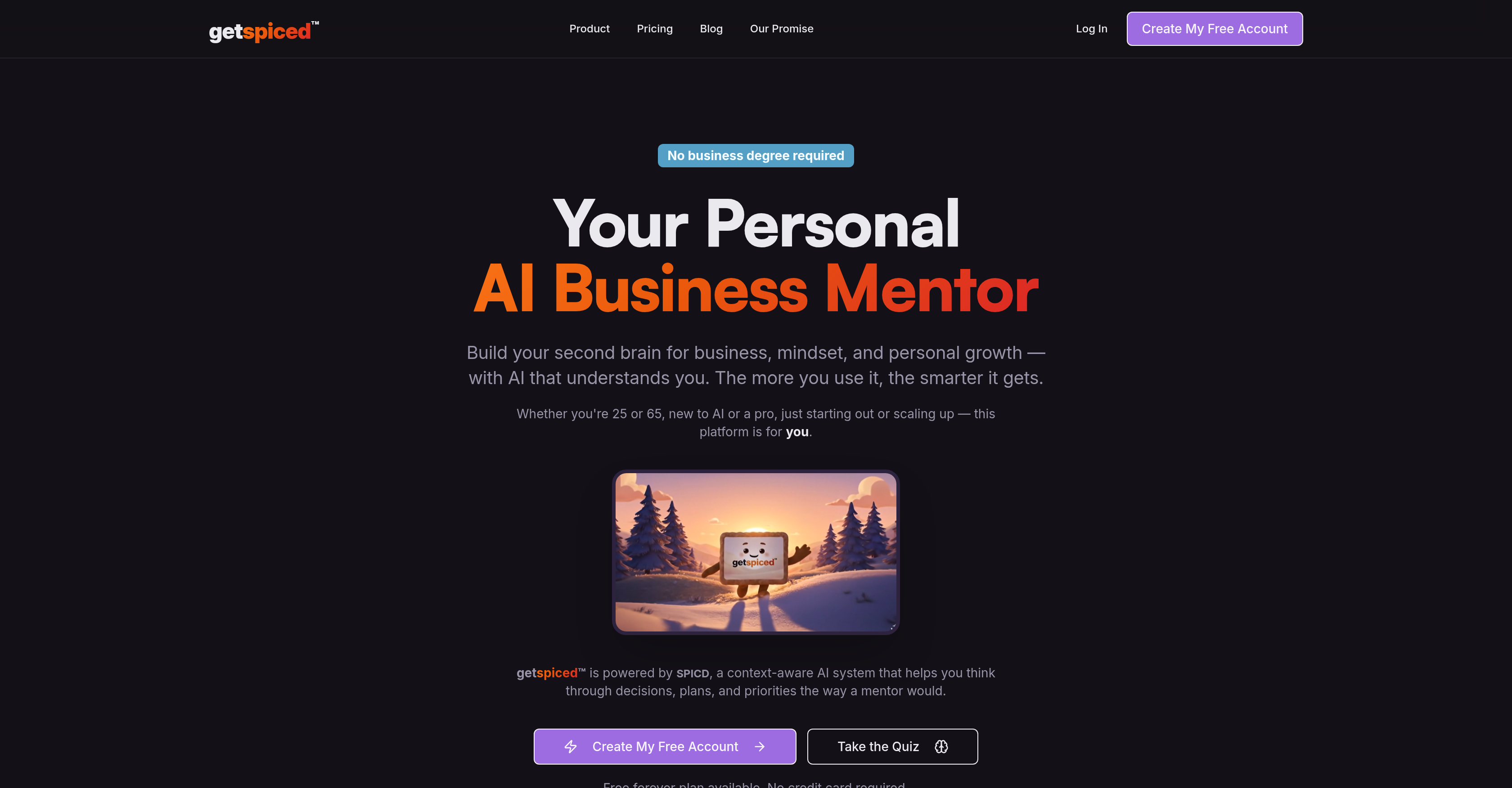 GetSpiced - Screenshot showing the interface and features of this AI tool