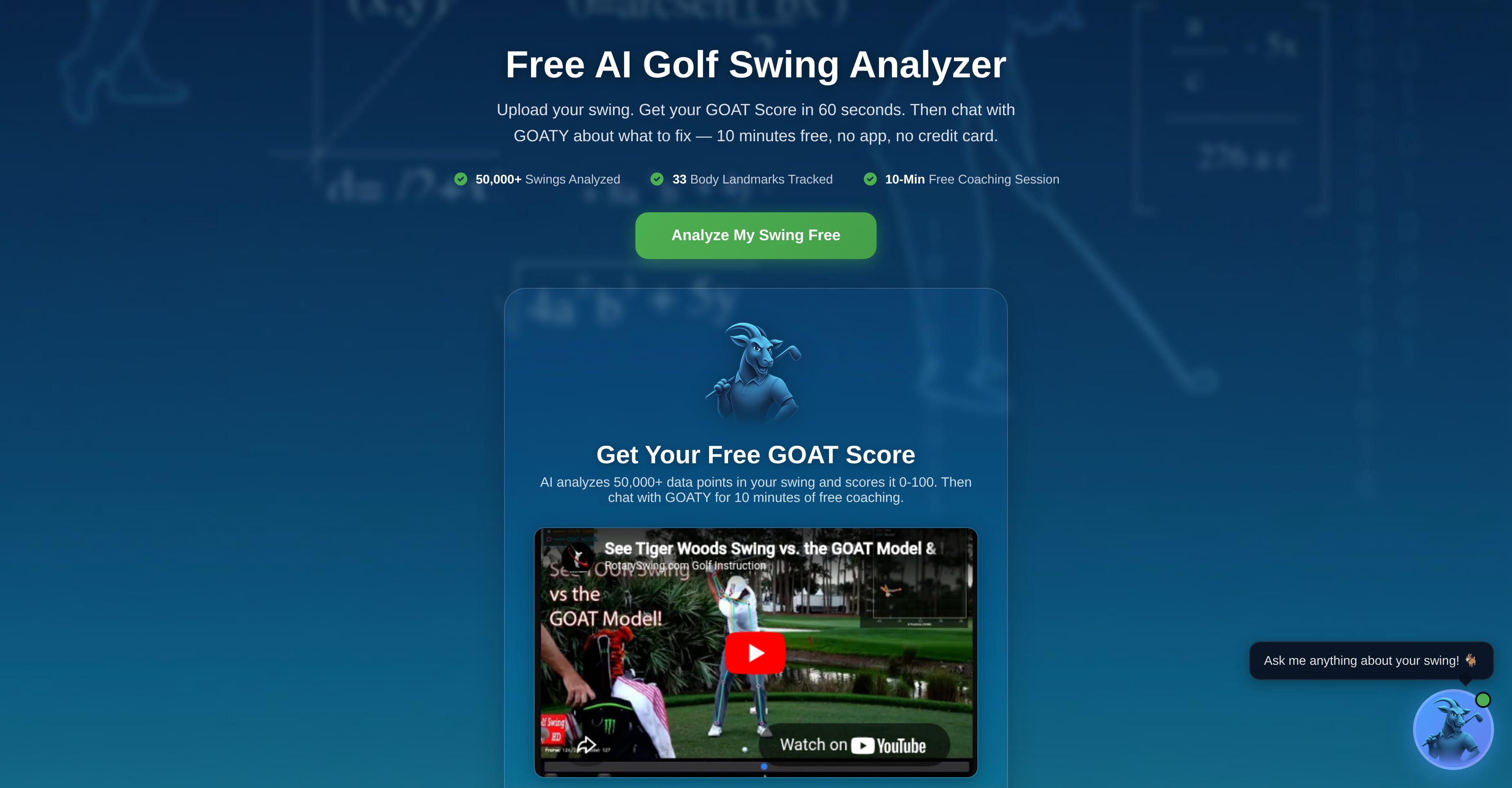 GOATY - Screenshot showing the interface and features of this AI tool
