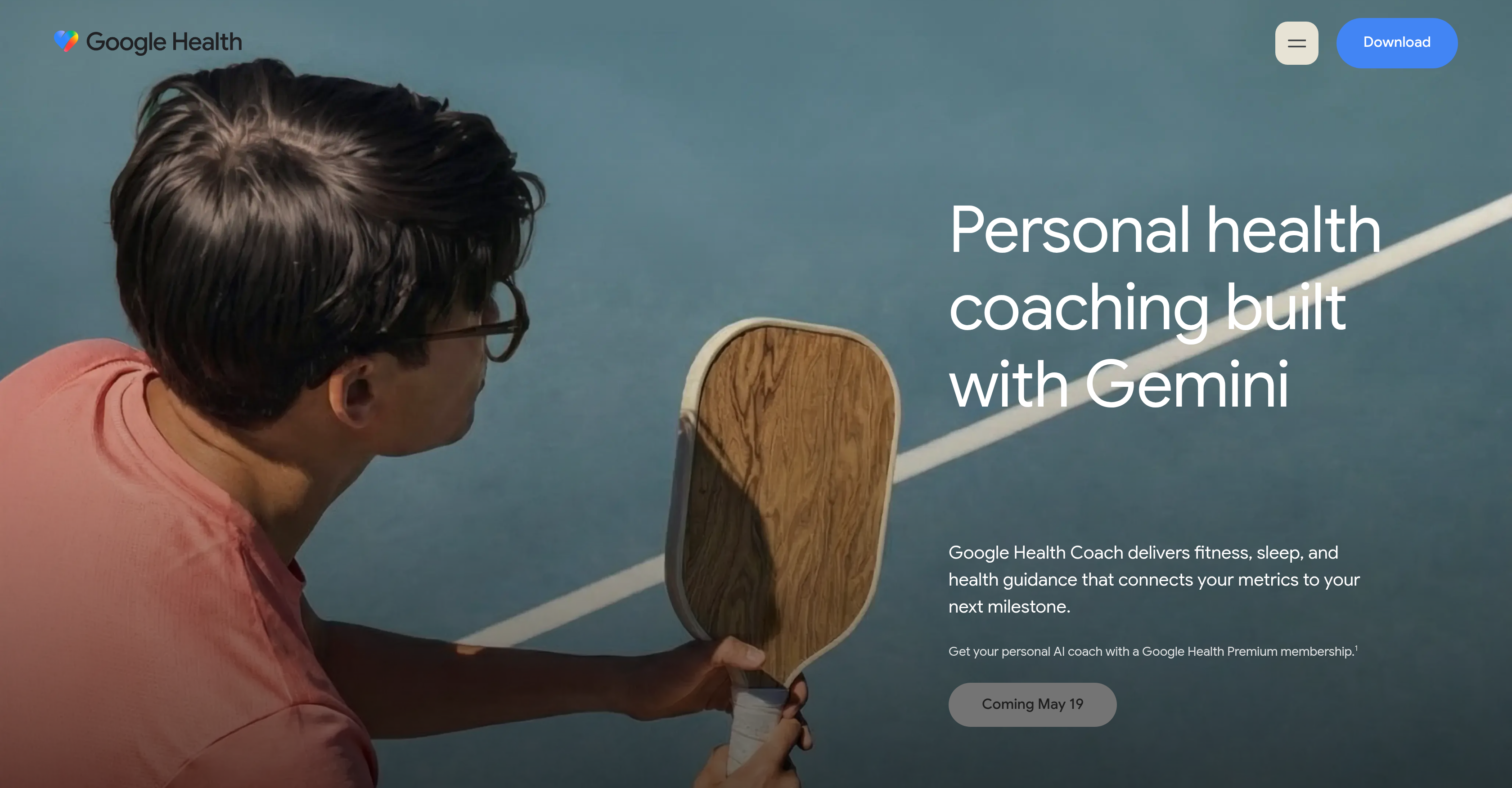 Google Health Coach - Screenshot showing the interface and features of this AI tool