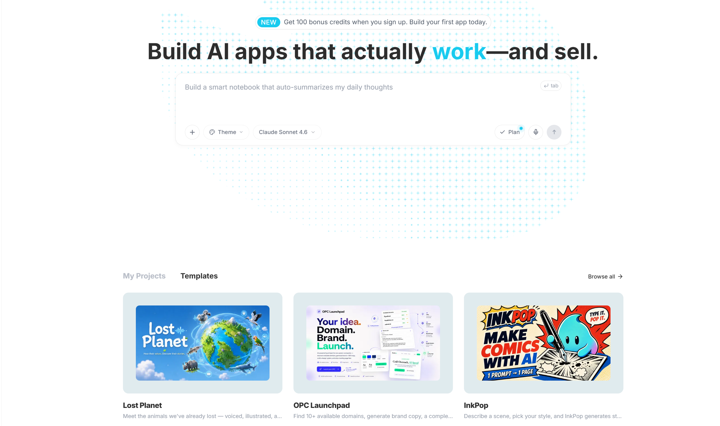 HappySeeds - Screenshot showing the interface and features of this AI tool