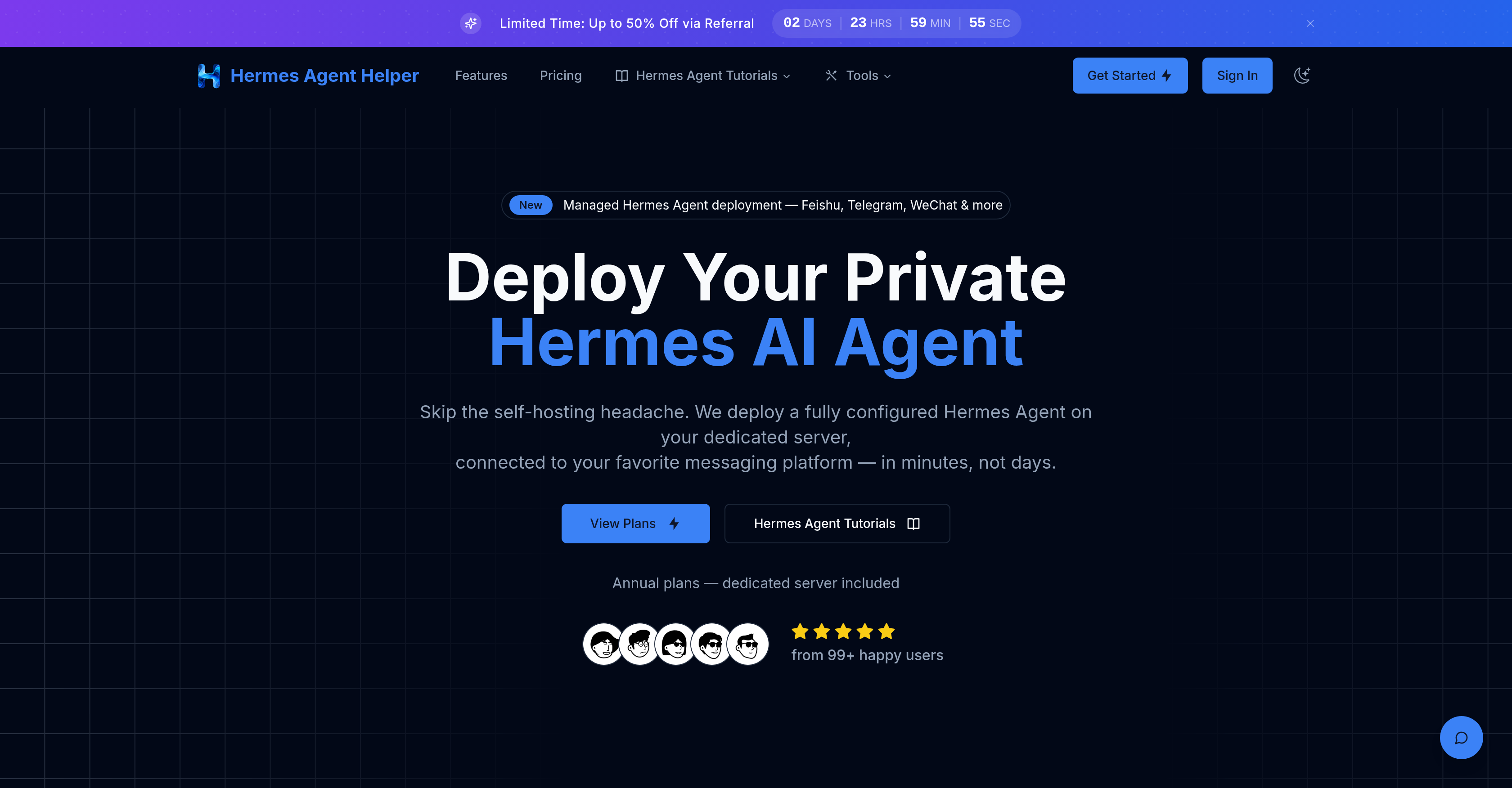 Hermes Agent Helper - Screenshot showing the interface and features of this AI tool