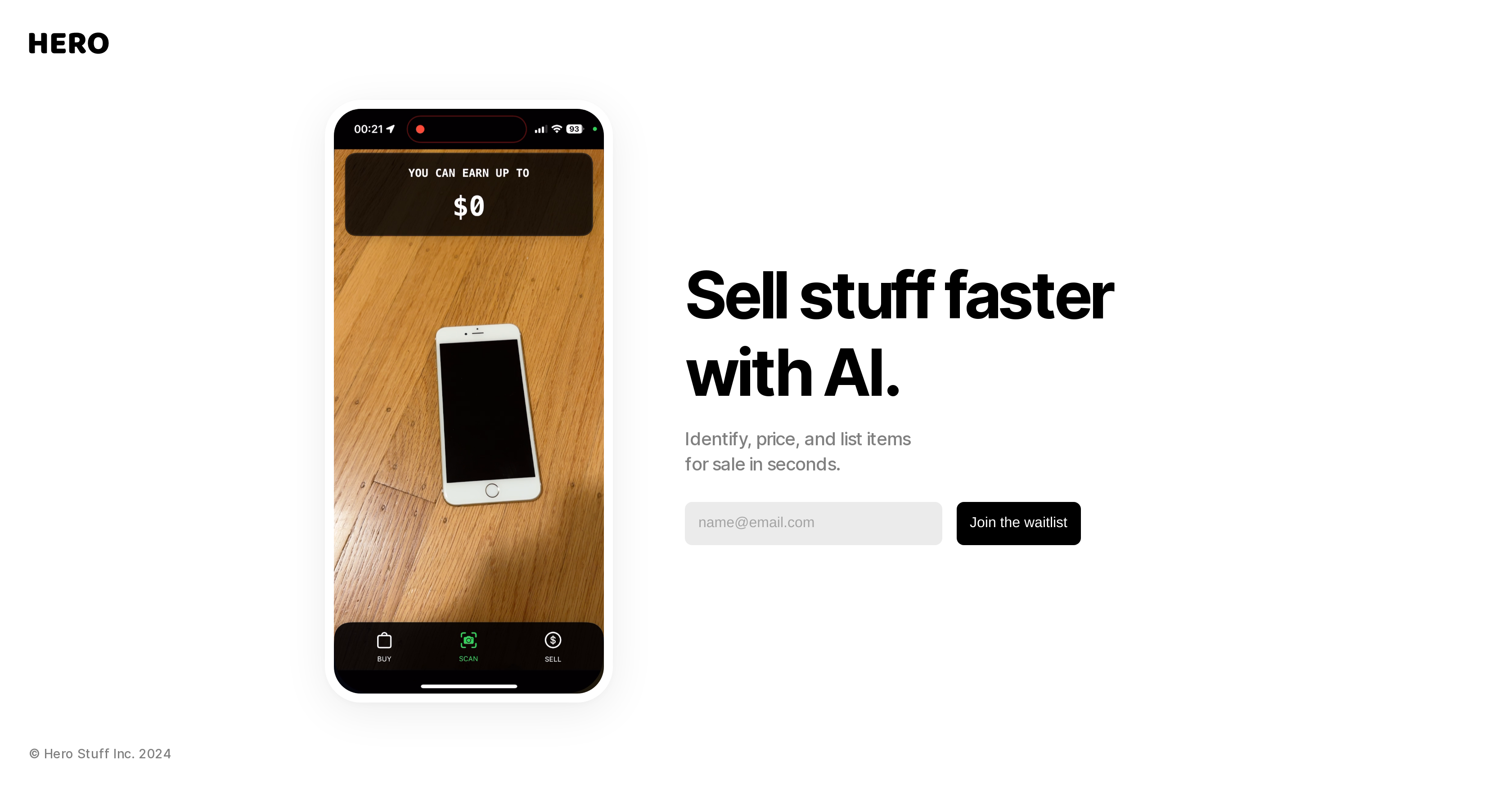 HeroST - Screenshot showing the interface and features of this AI tool