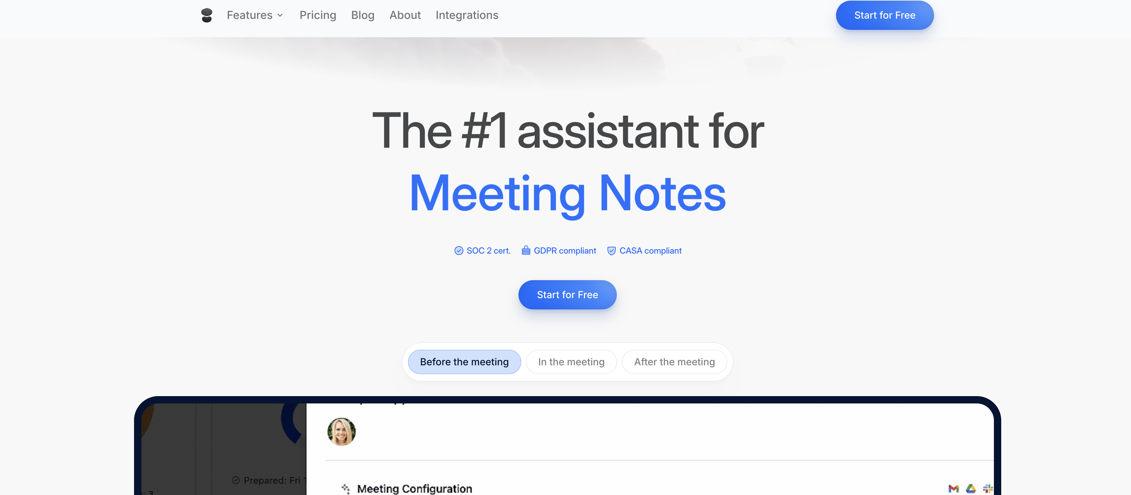 Himala AI Meeting Assistant - Screenshot showing the interface and features of this AI tool