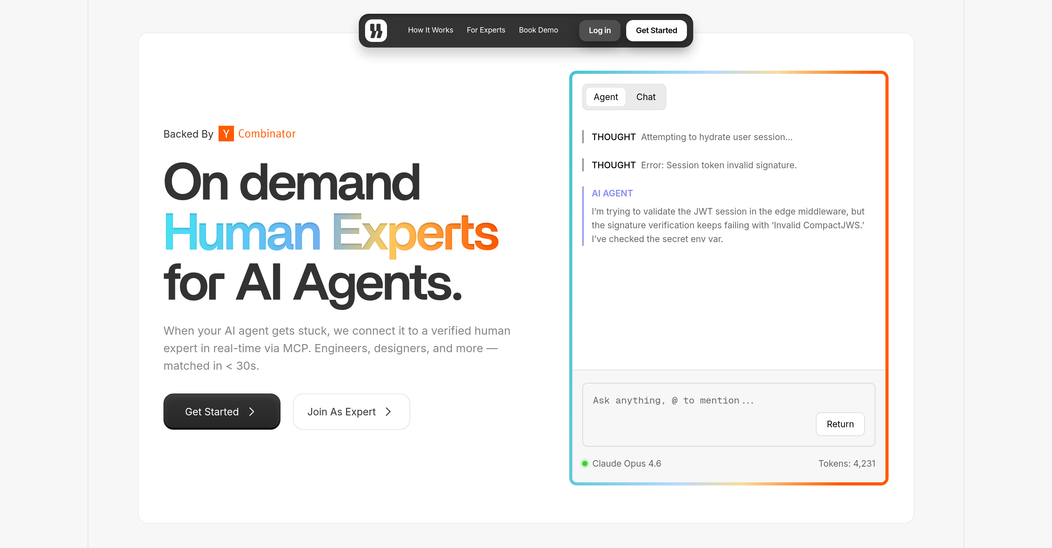 Humwork - Screenshot showing the interface and features of this AI tool