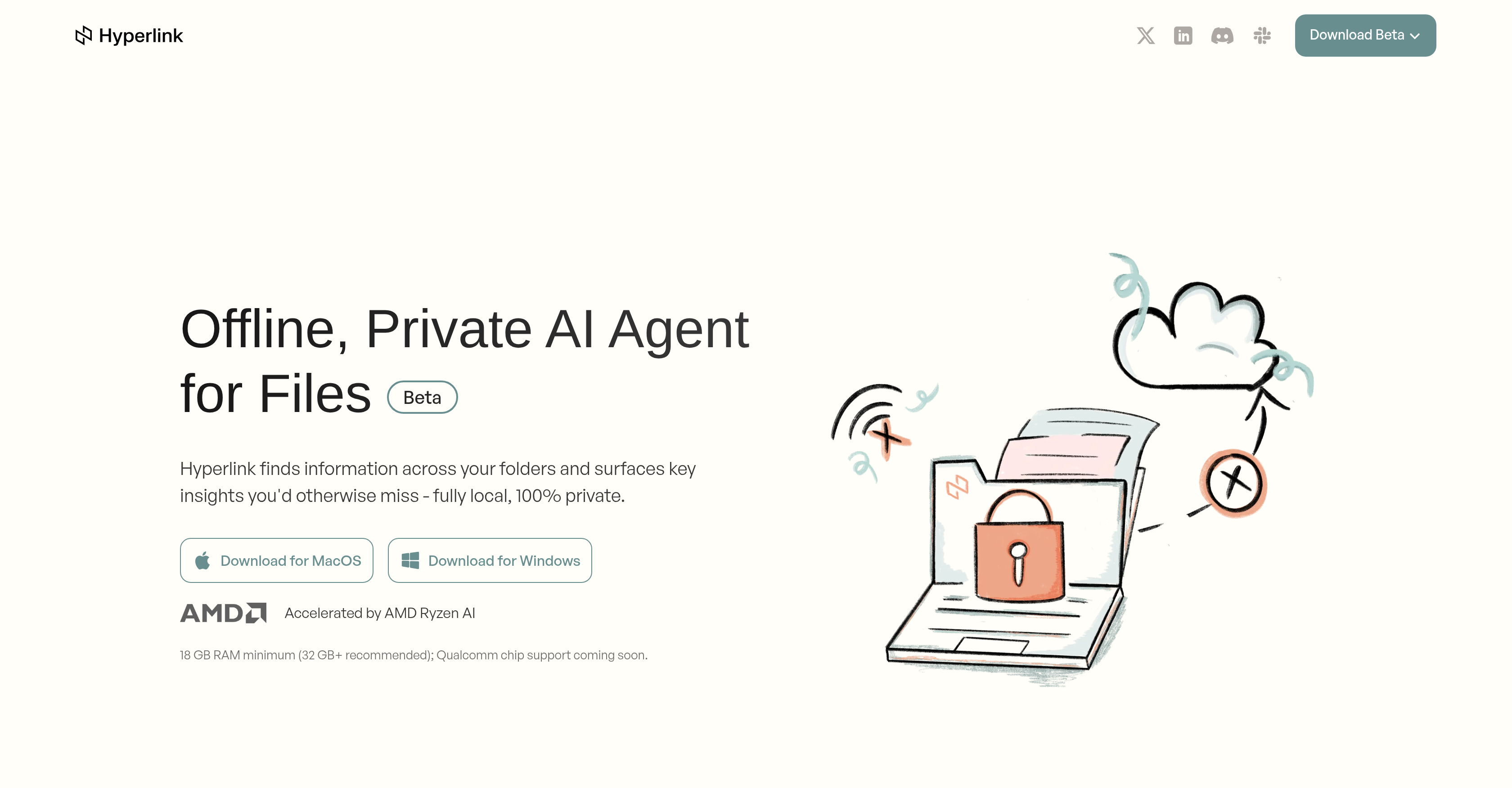 Hyperlink by Nexa AI - Screenshot showing the interface and features of this AI tool