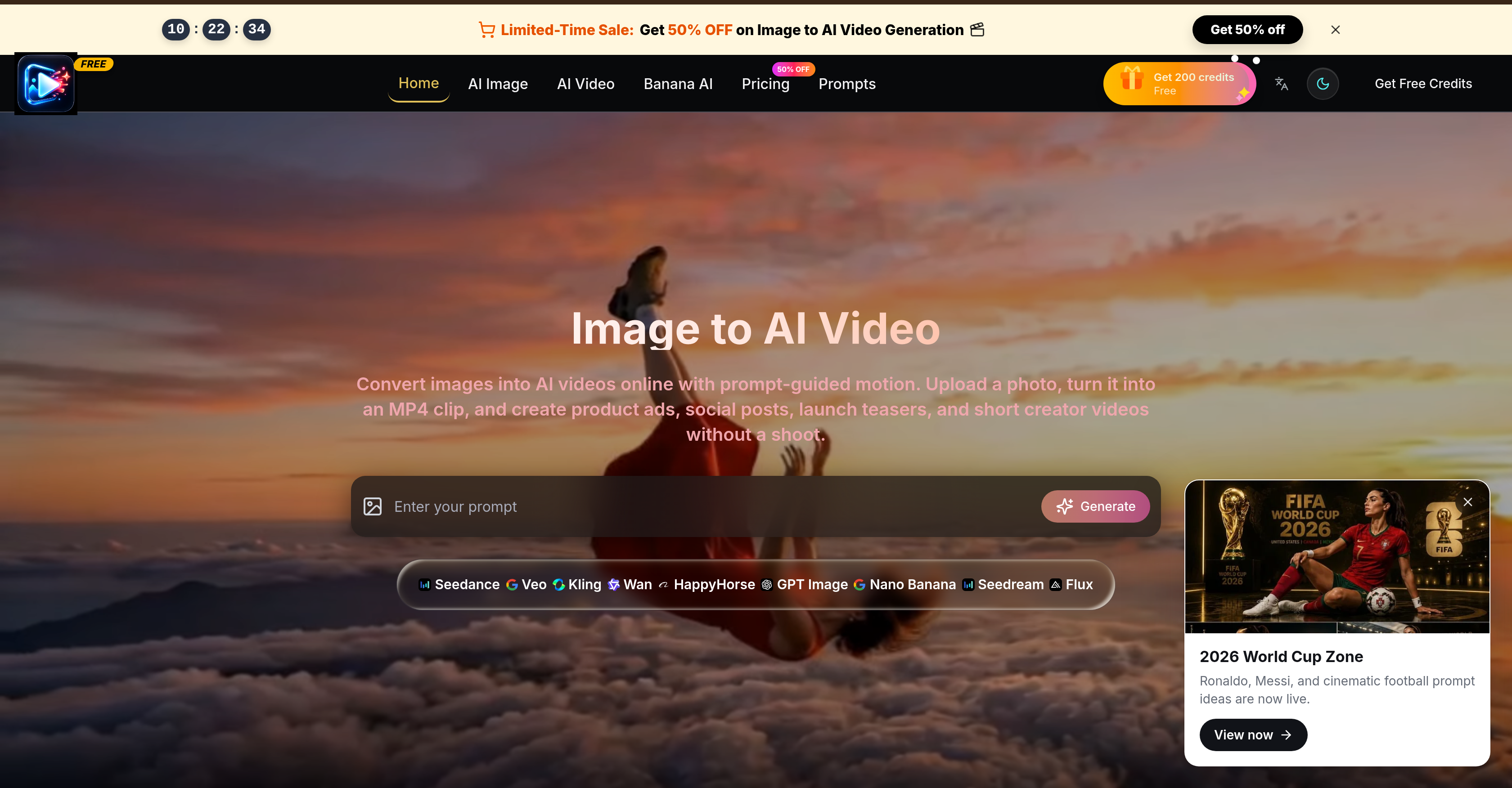 ImageToAI.Video - Screenshot showing the interface and features of this AI tool