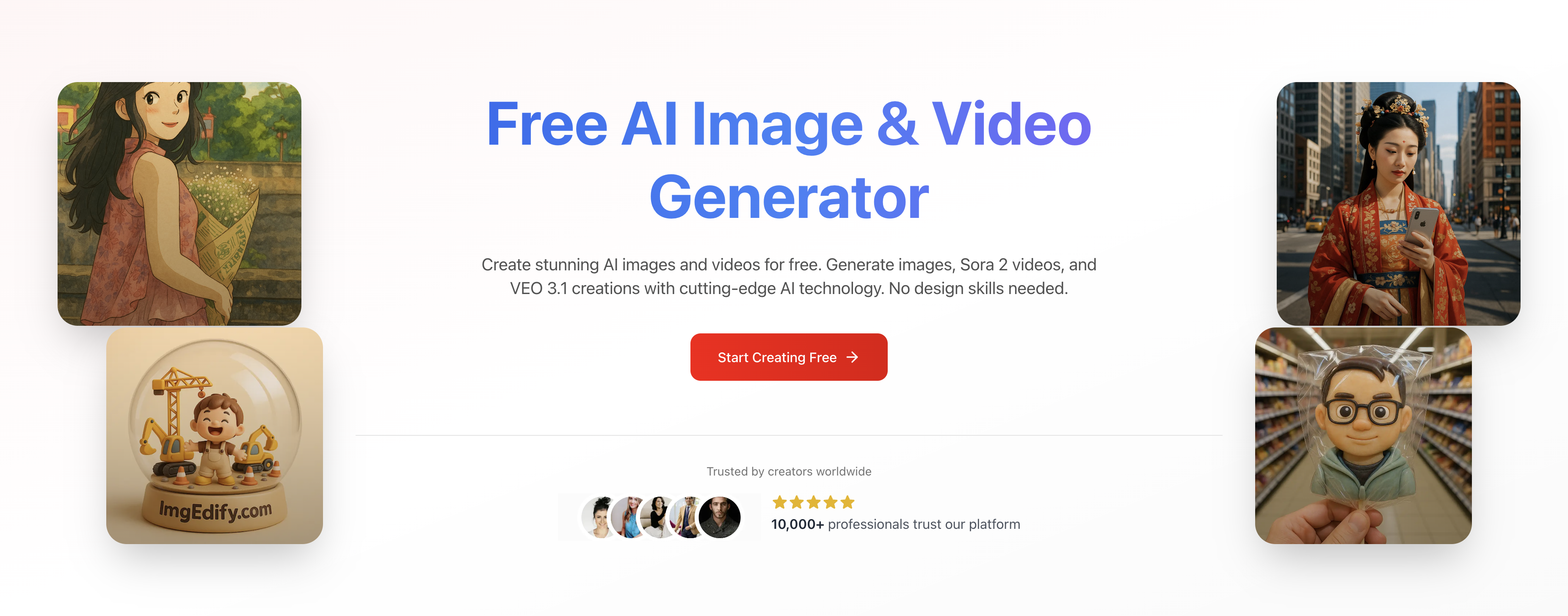 ImgEdify AI | AI Video - Screenshot showing the interface and features of this AI tool