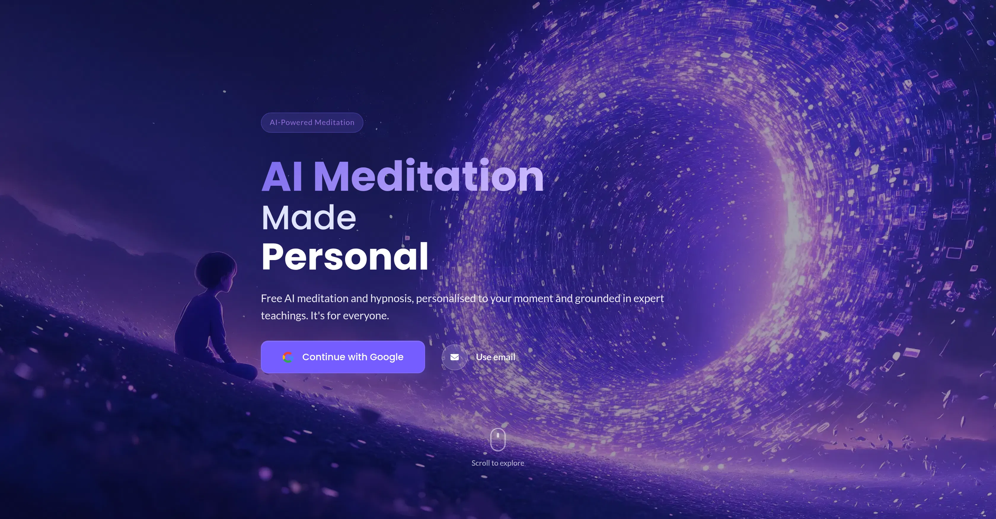 InTheMoment - Screenshot showing the interface and features of this AI tool