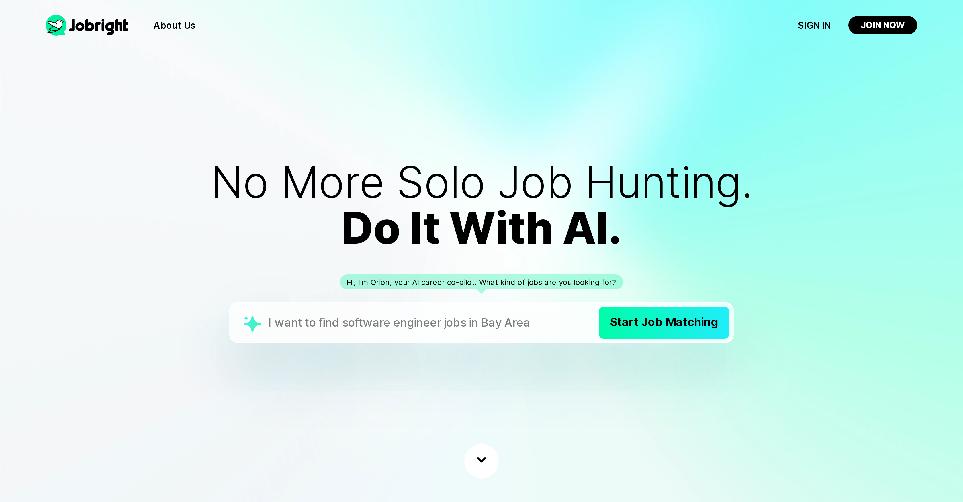 Jobright - Screenshot showing the interface and features of this AI tool