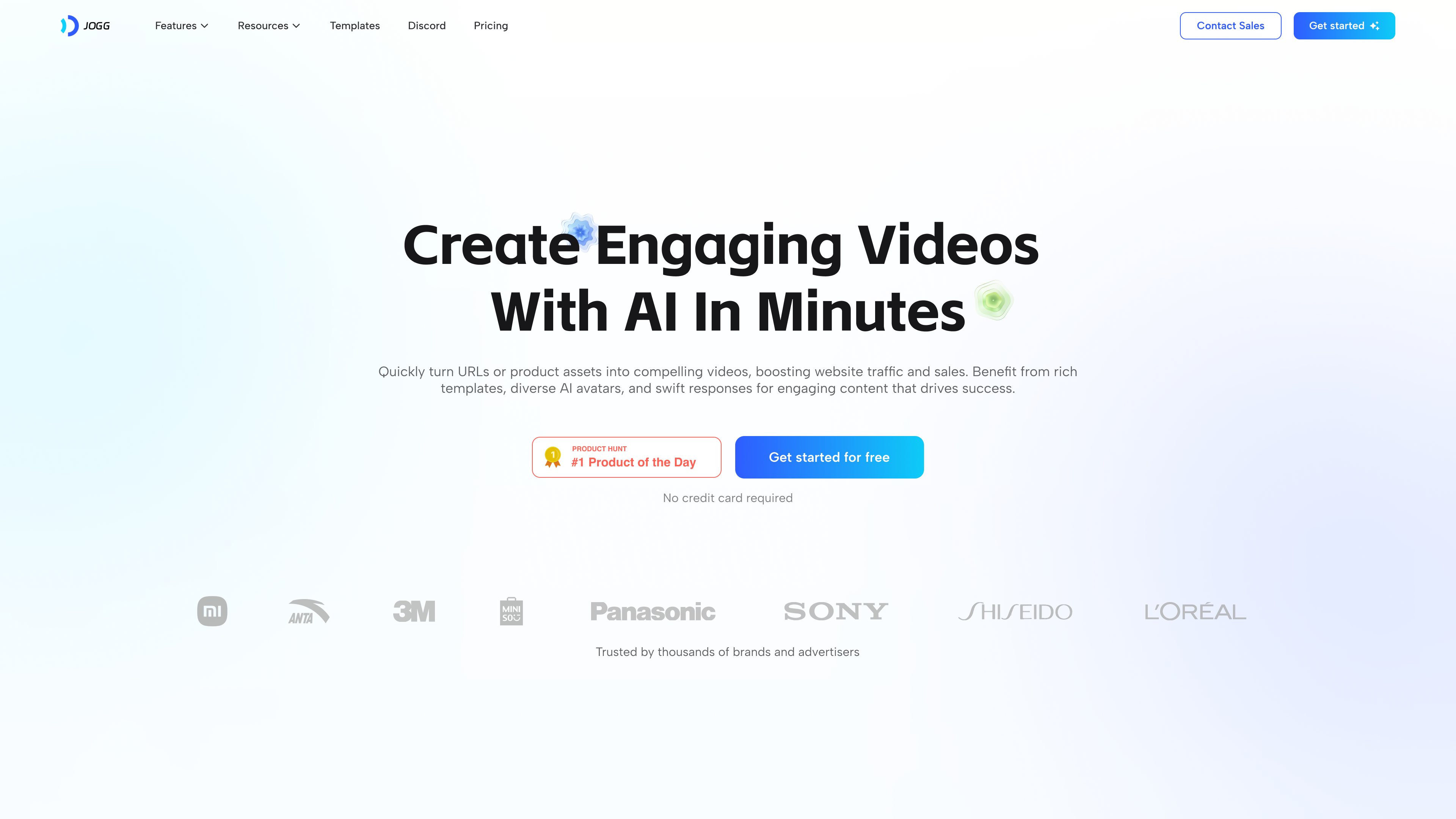 JoggAIv1.5.4 - Screenshot showing the interface and features of this AI tool