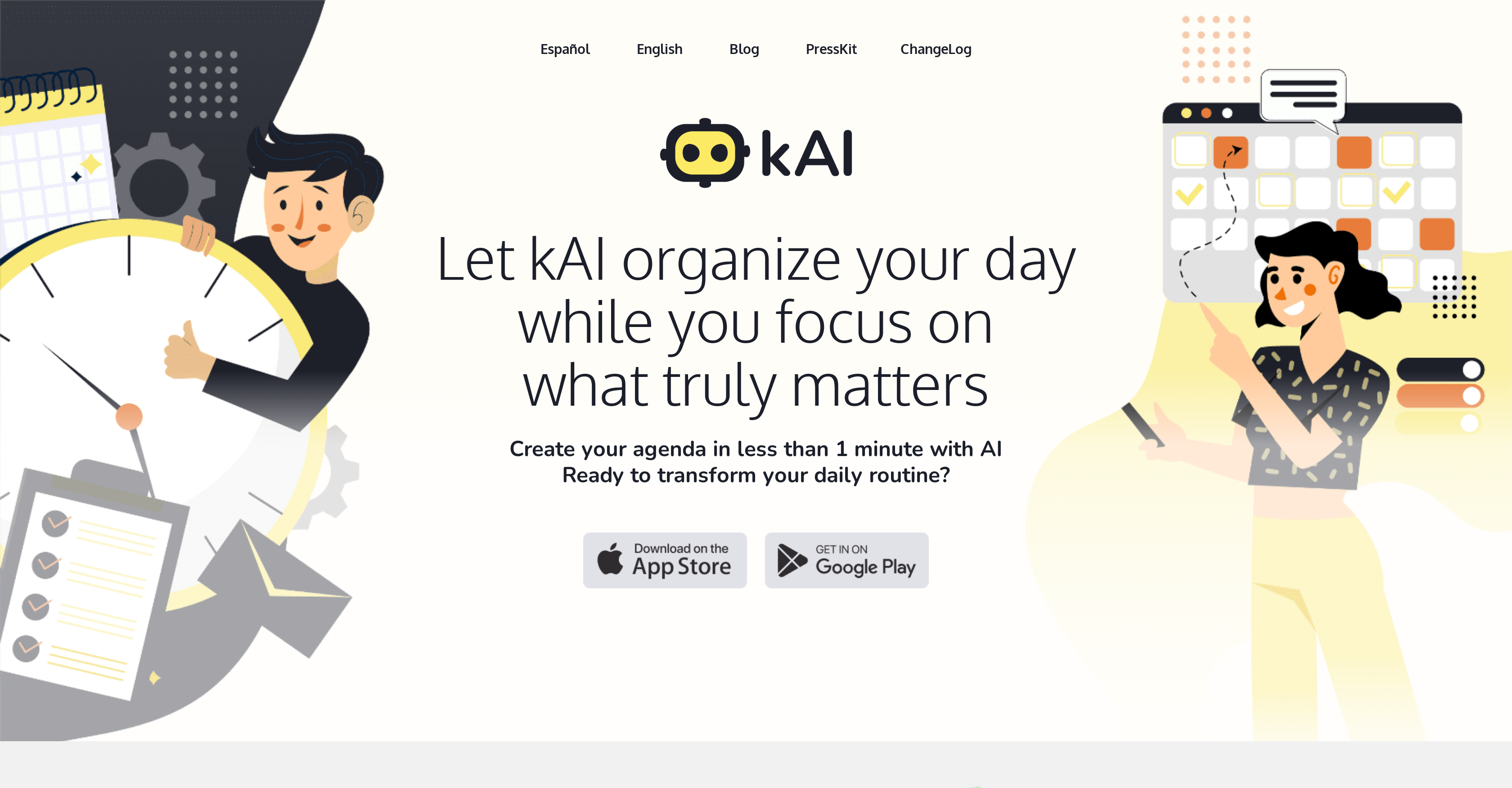 kAI KGApps - Screenshot showing the interface and features of this AI tool