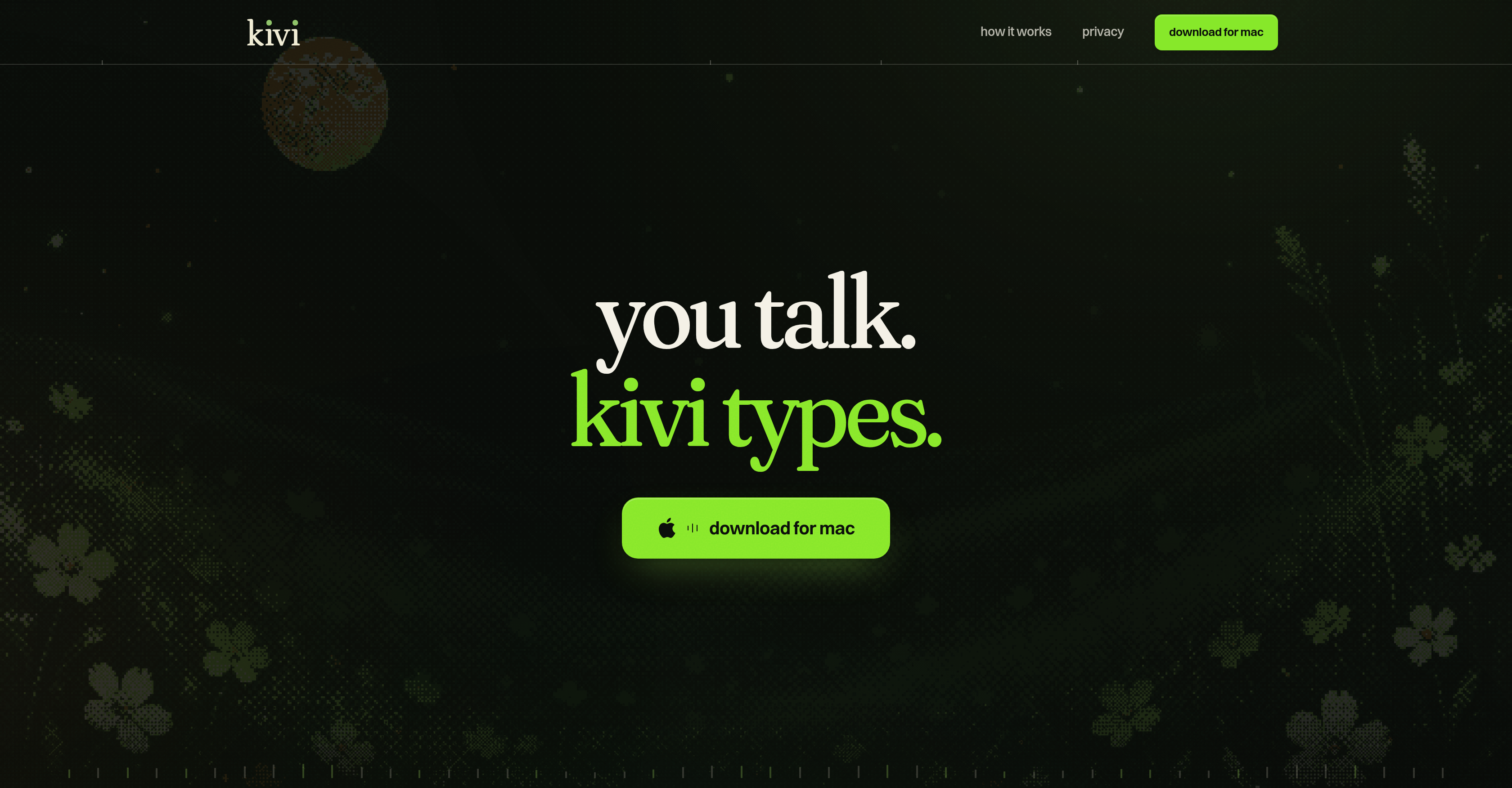 kivi - Screenshot showing the interface and features of this AI tool
