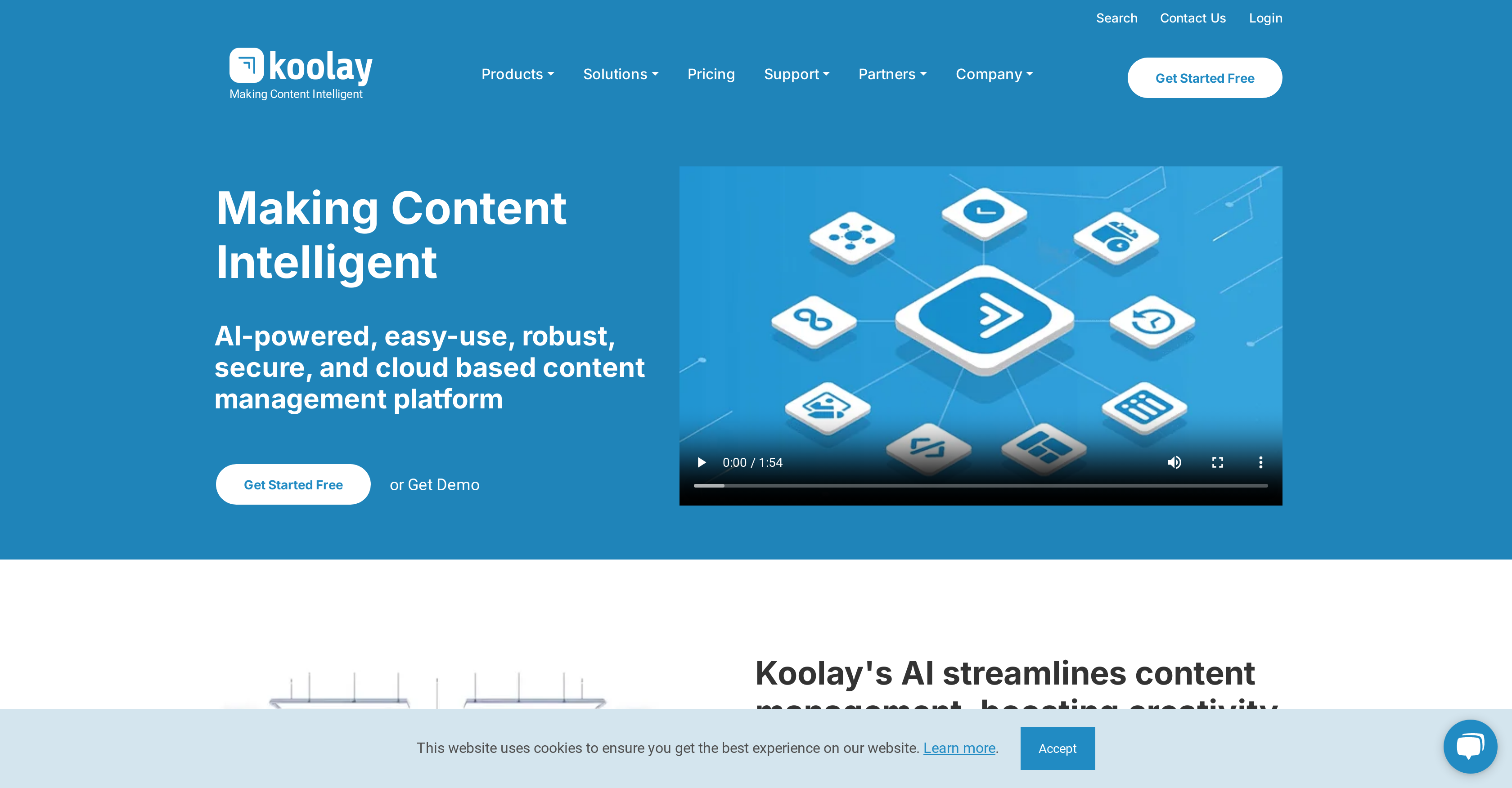 Koolay - Screenshot showing the interface and features of this AI tool