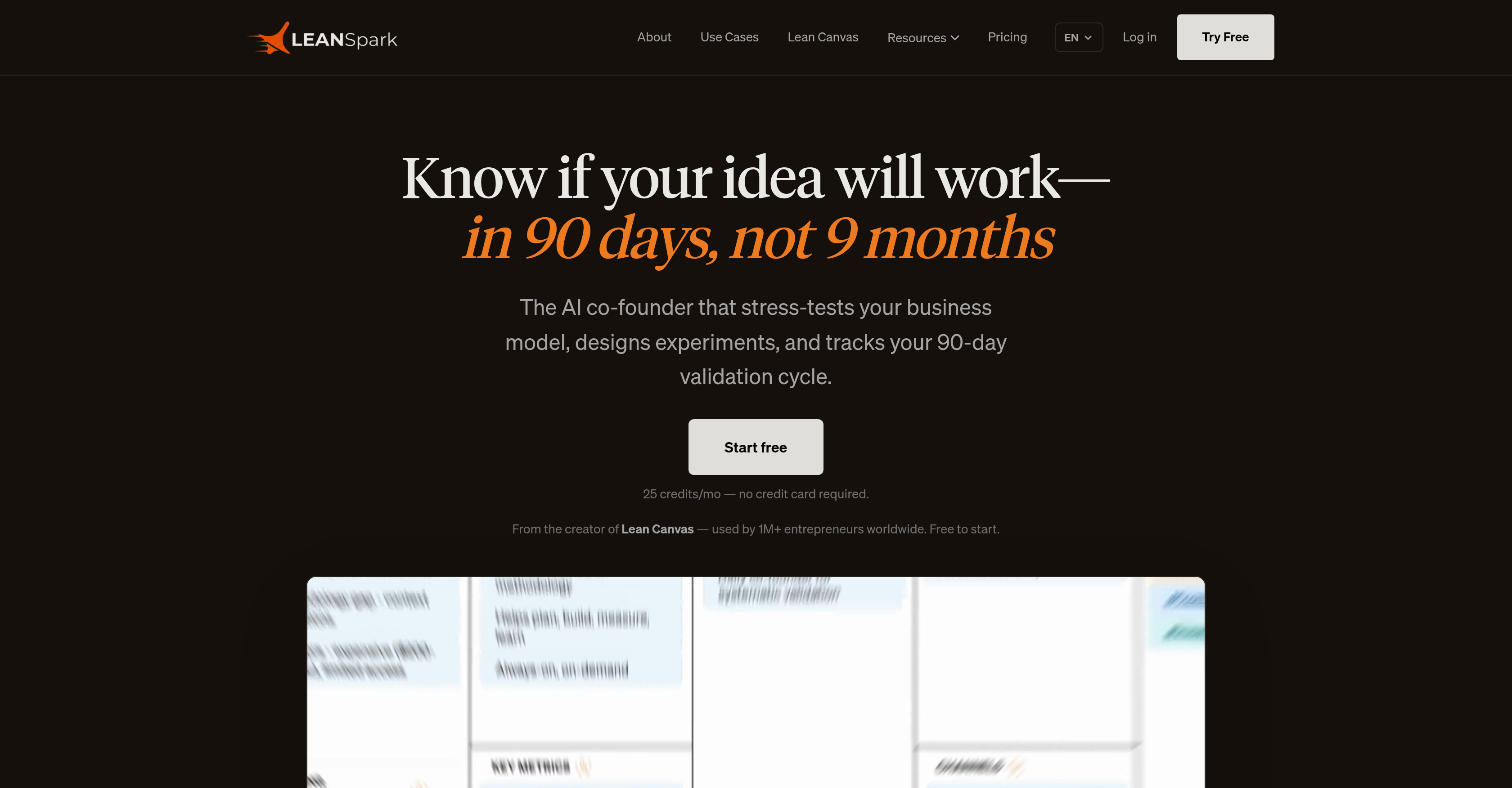 LEANSpark - Screenshot showing the interface and features of this AI tool