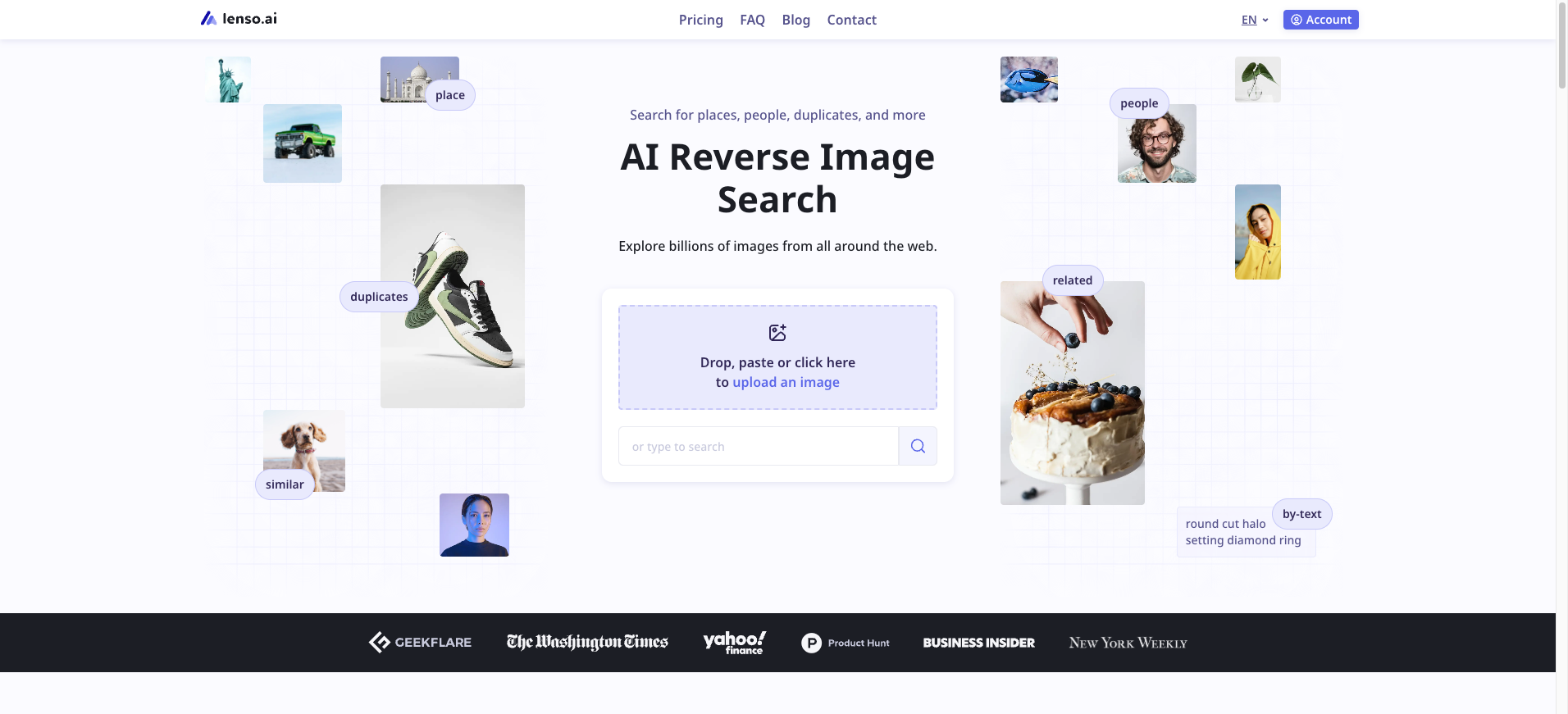 Lenso.aiv2 - Screenshot showing the interface and features of this AI tool