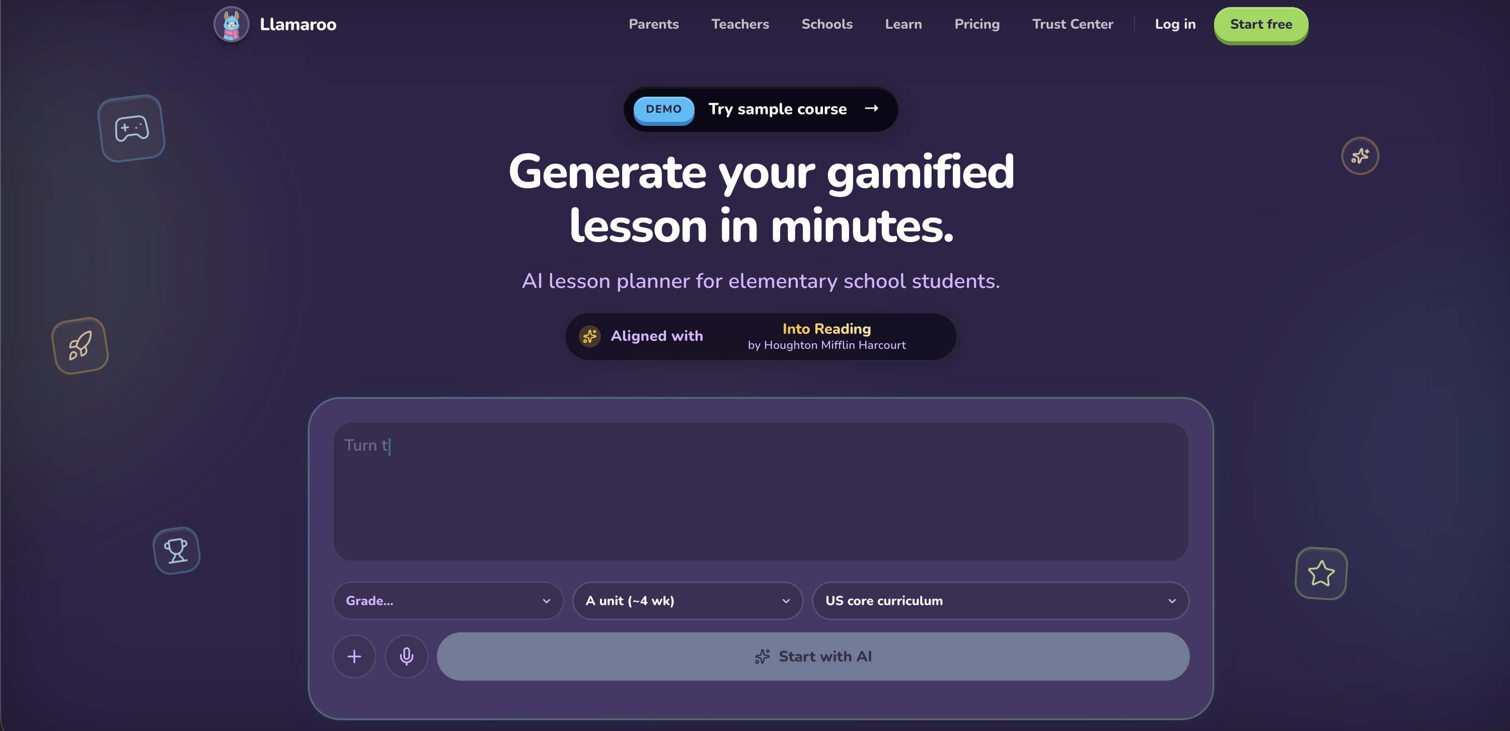 Llamaroo - Screenshot showing the interface and features of this AI tool