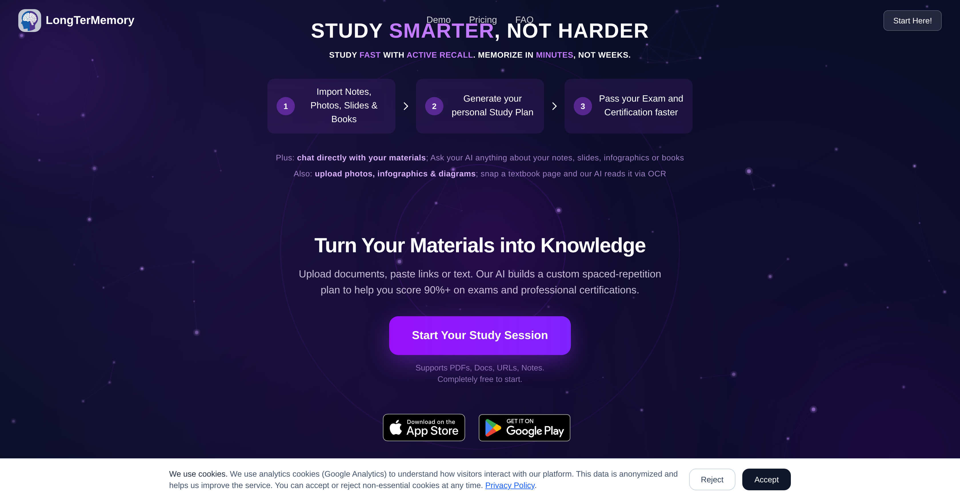 LongTerMemory - Screenshot showing the interface and features of this AI tool