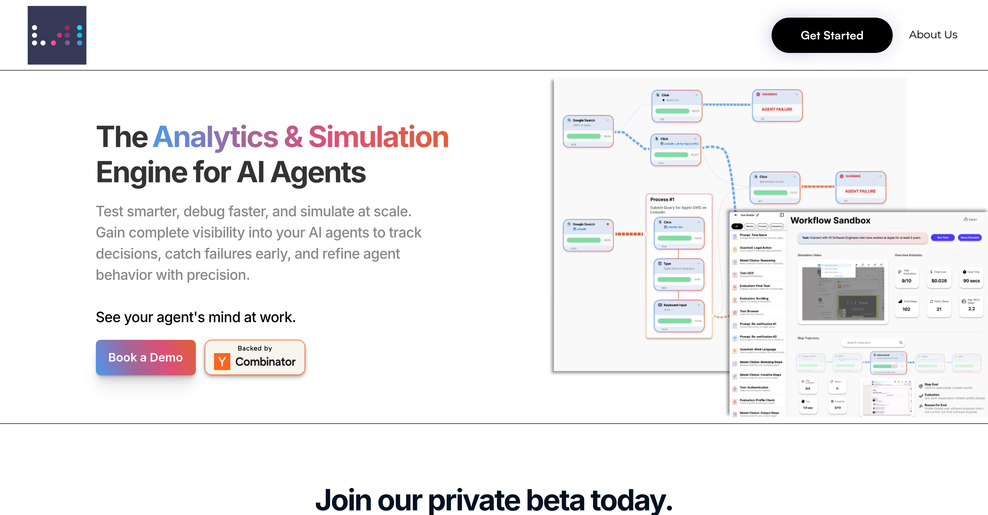 Lucidic.AI - Screenshot showing the interface and features of this AI tool