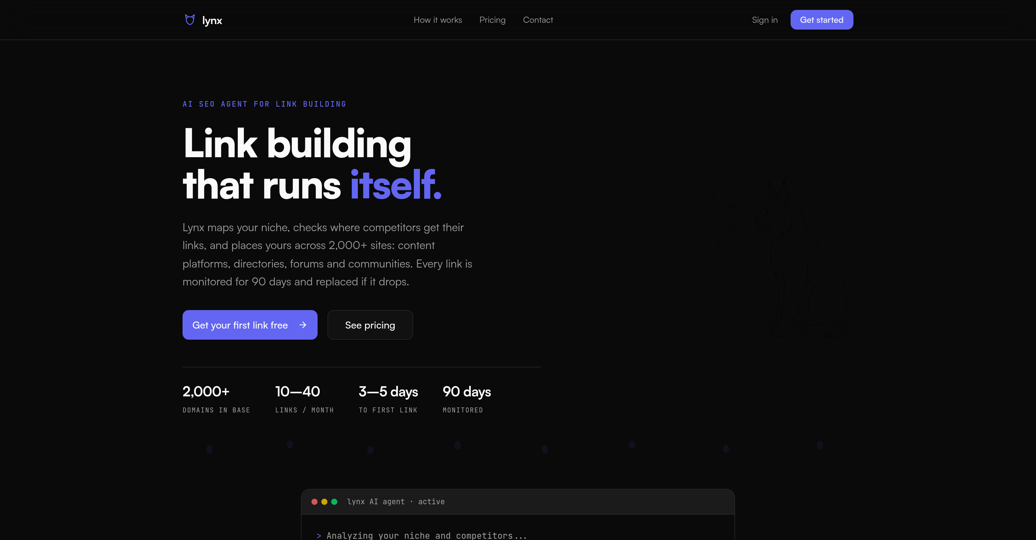 Lynx AI - Screenshot showing the interface and features of this AI tool