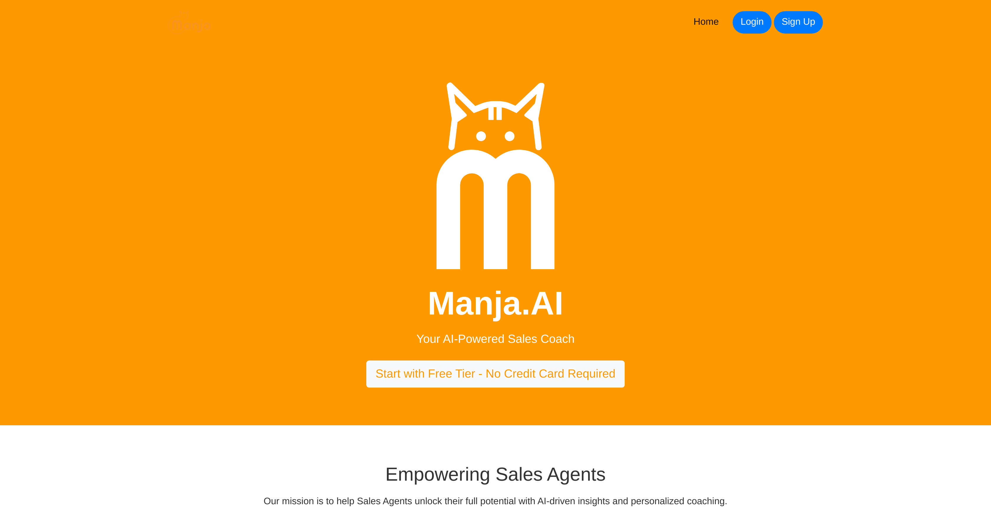 Manja - Screenshot showing the interface and features of this AI tool