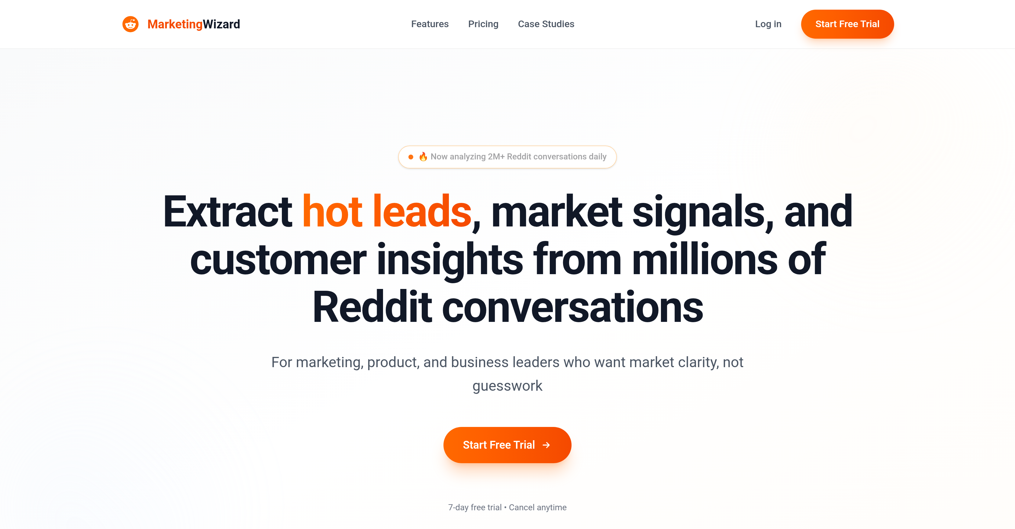 Marketing Wizard - Screenshot showing the interface and features of this AI tool