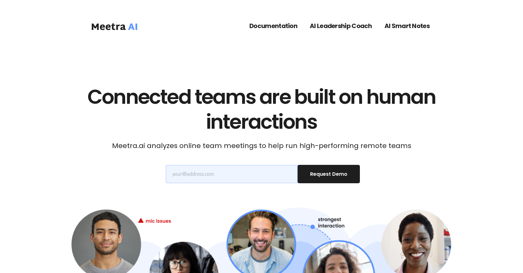 MeetraAI - Screenshot showing the interface and features of this AI tool