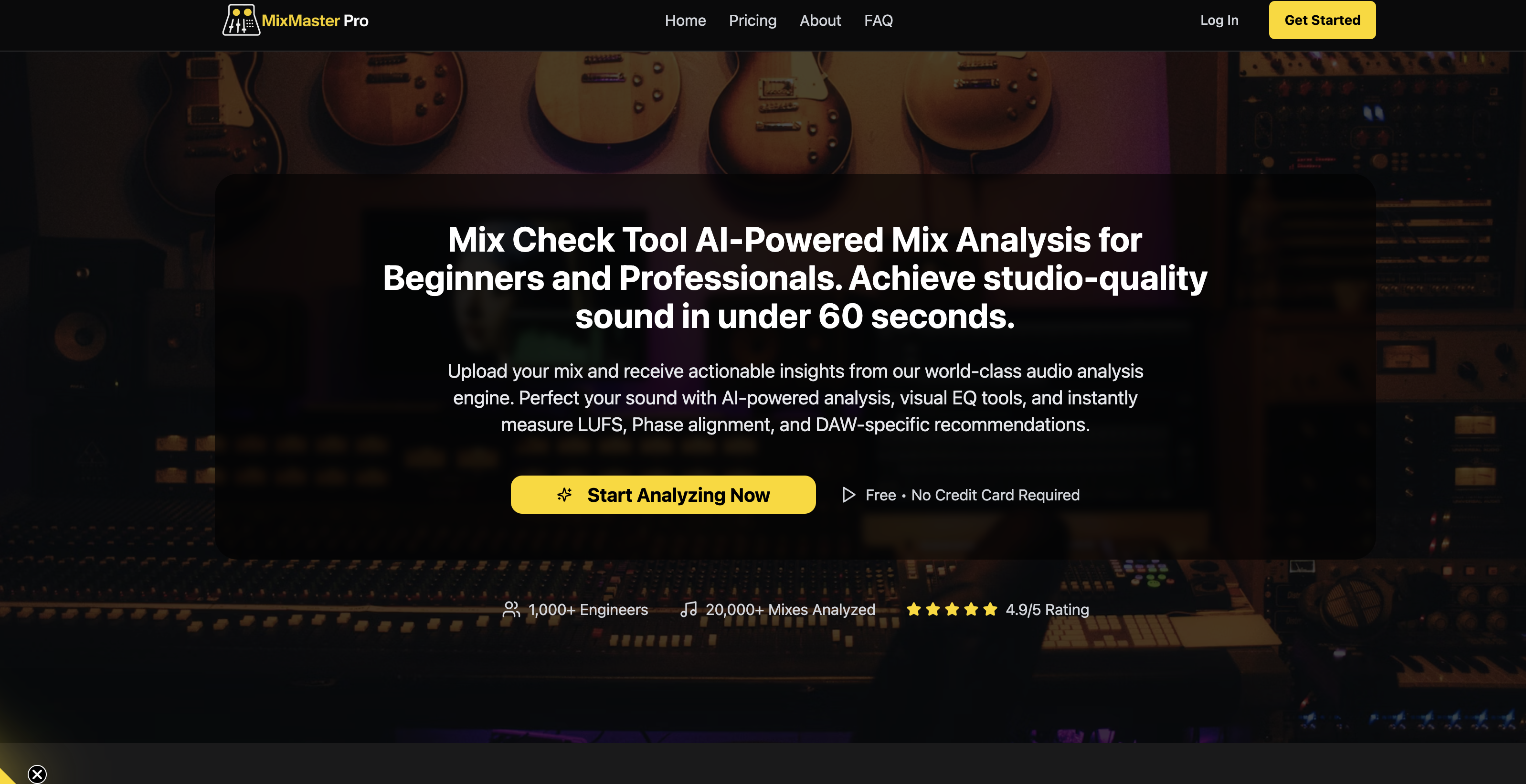 MixMaster Pro - Screenshot showing the interface and features of this AI tool