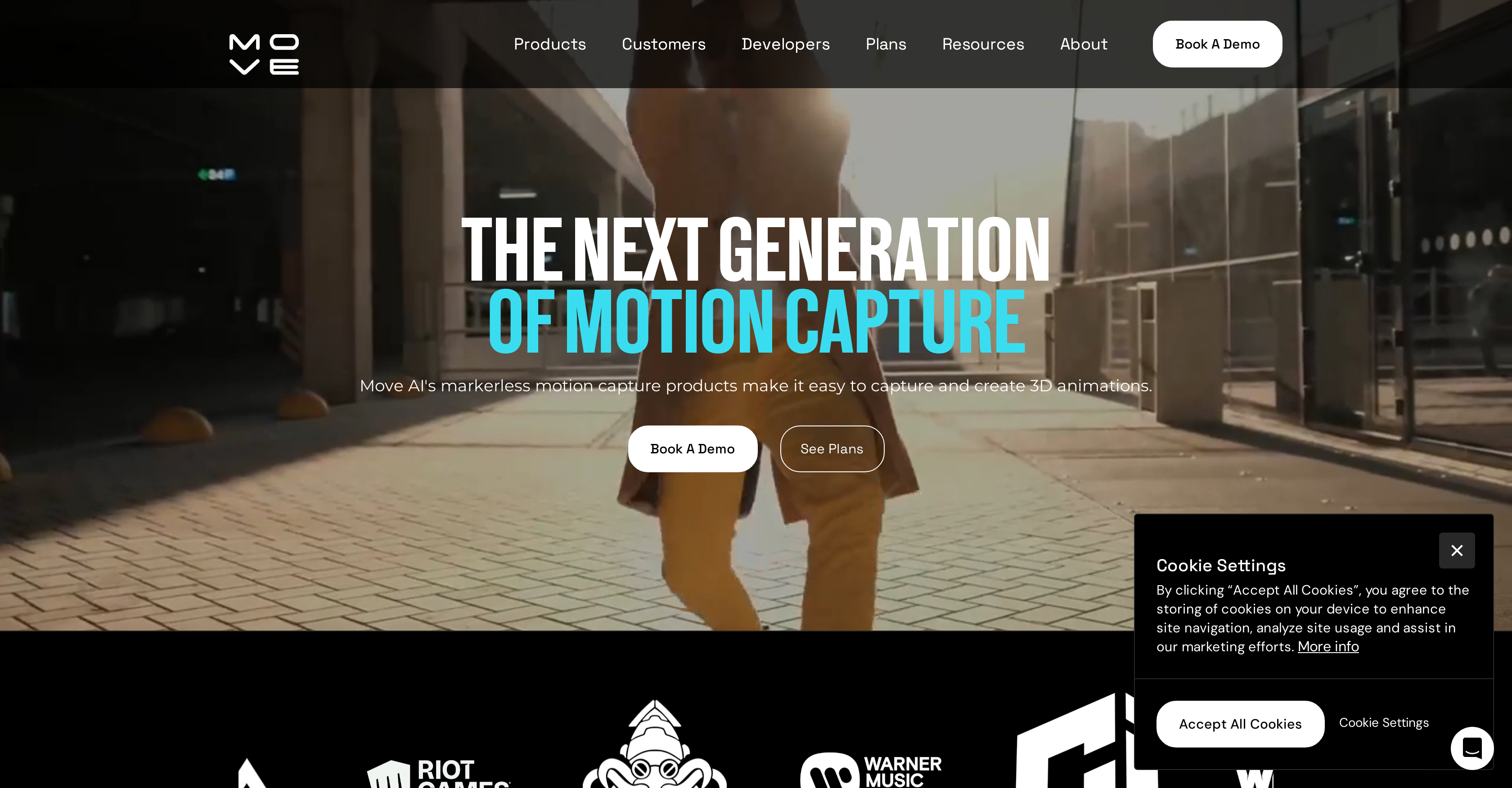 Move AI - Screenshot showing the interface and features of this AI tool