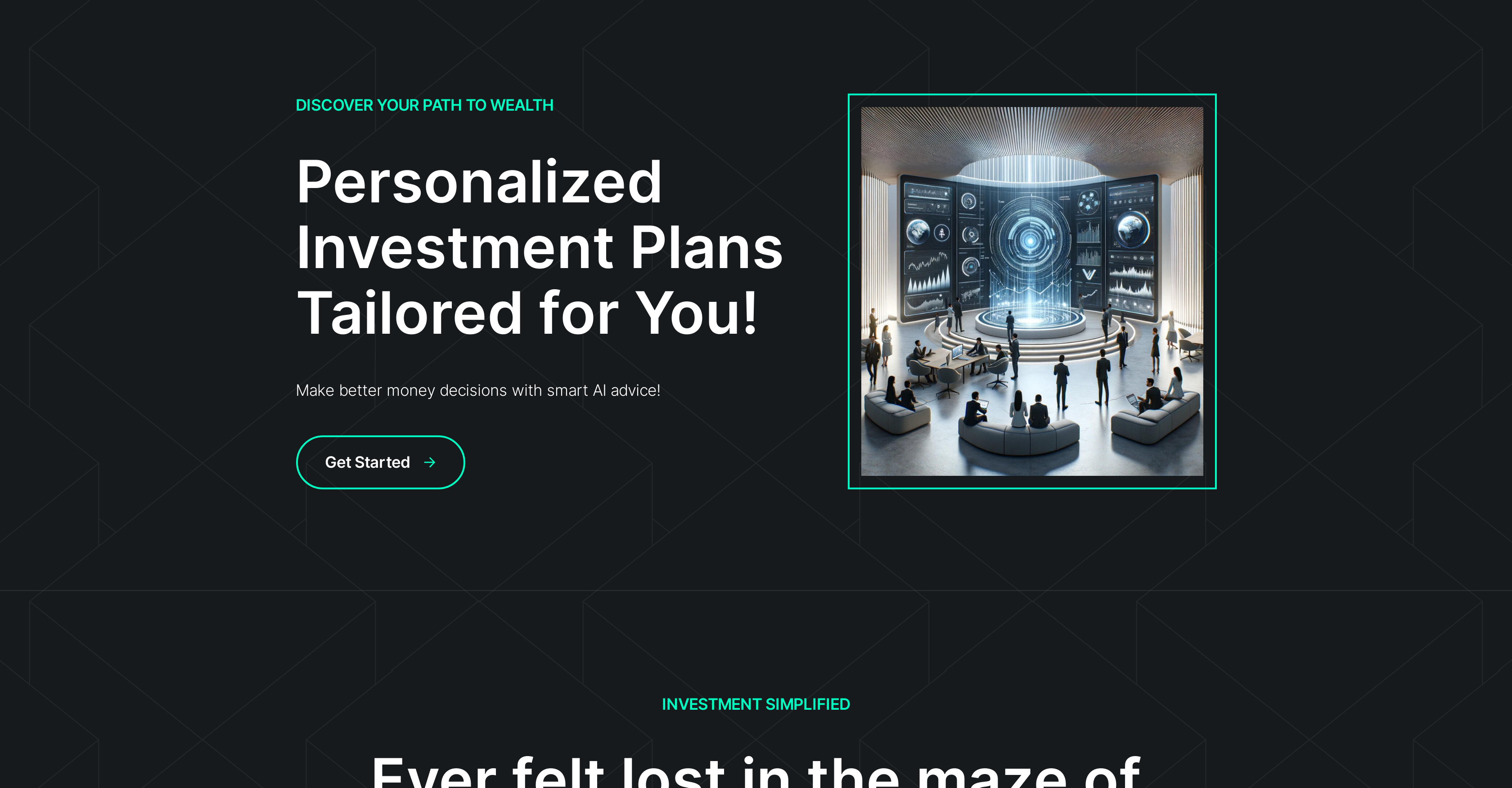 MyInvestment-AI - Screenshot showing the interface and features of this AI tool