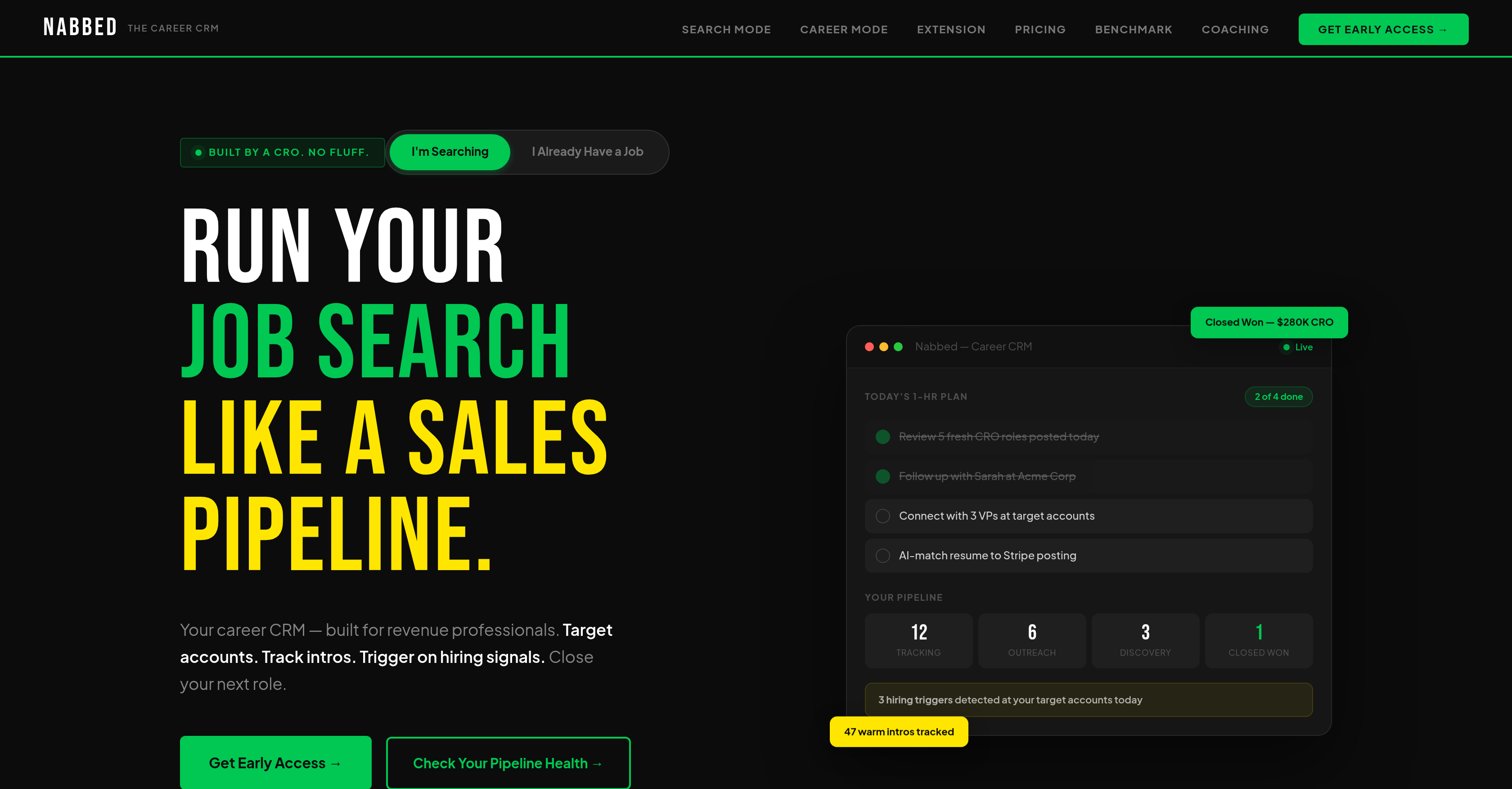 Nabbed - Screenshot showing the interface and features of this AI tool