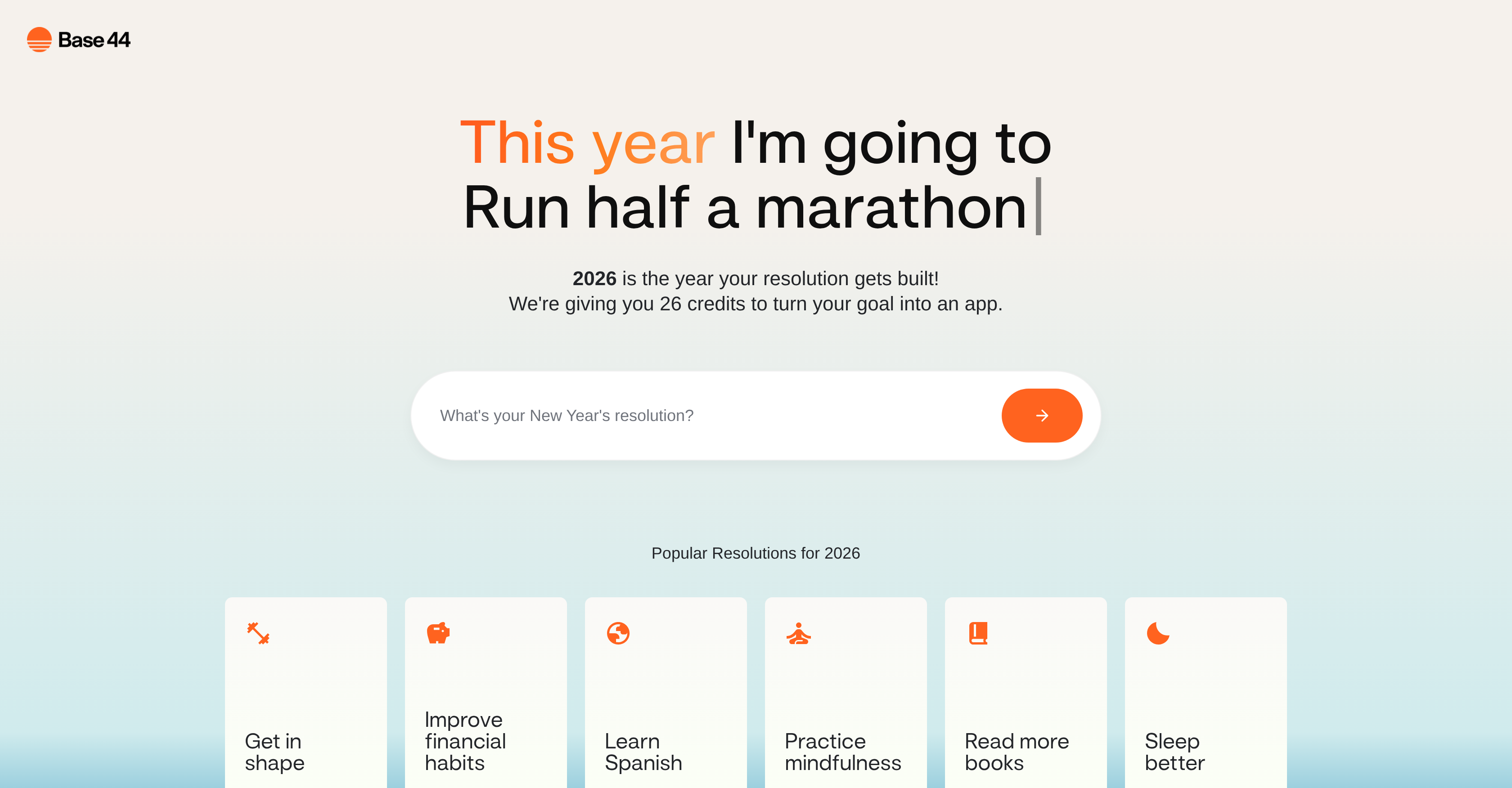 Resolution Builder - Screenshot showing the interface and features of this AI tool