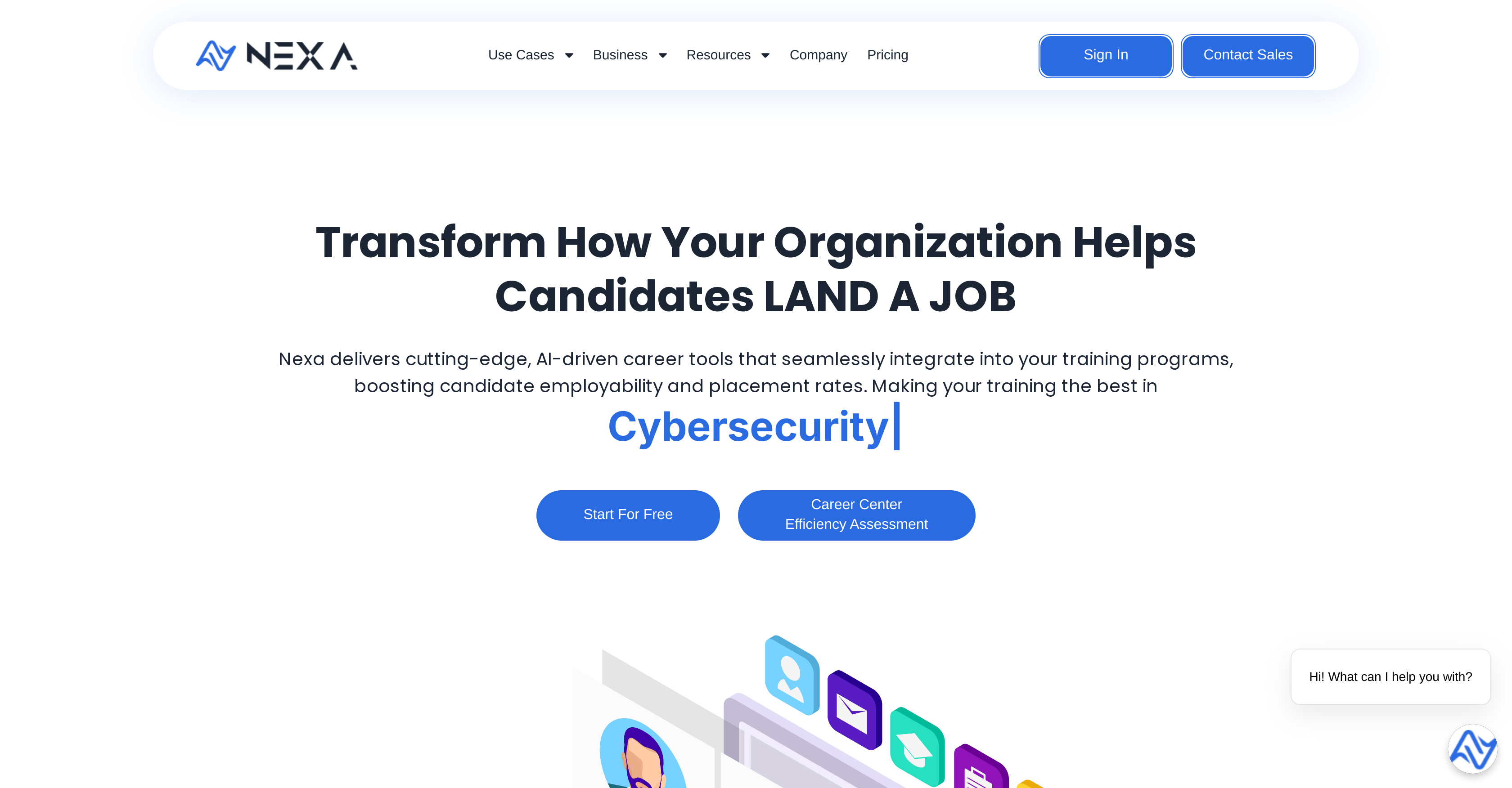 Nexa - Your AI Career Platform - Screenshot showing the interface and features of this AI tool