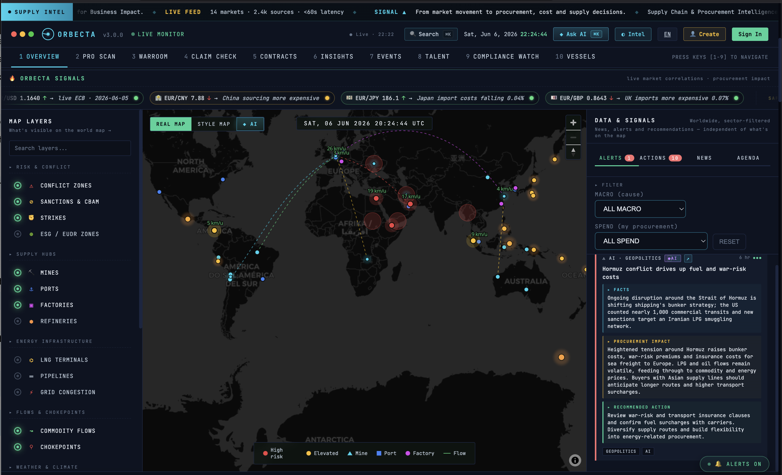 Orbecta - Screenshot showing the interface and features of this AI tool