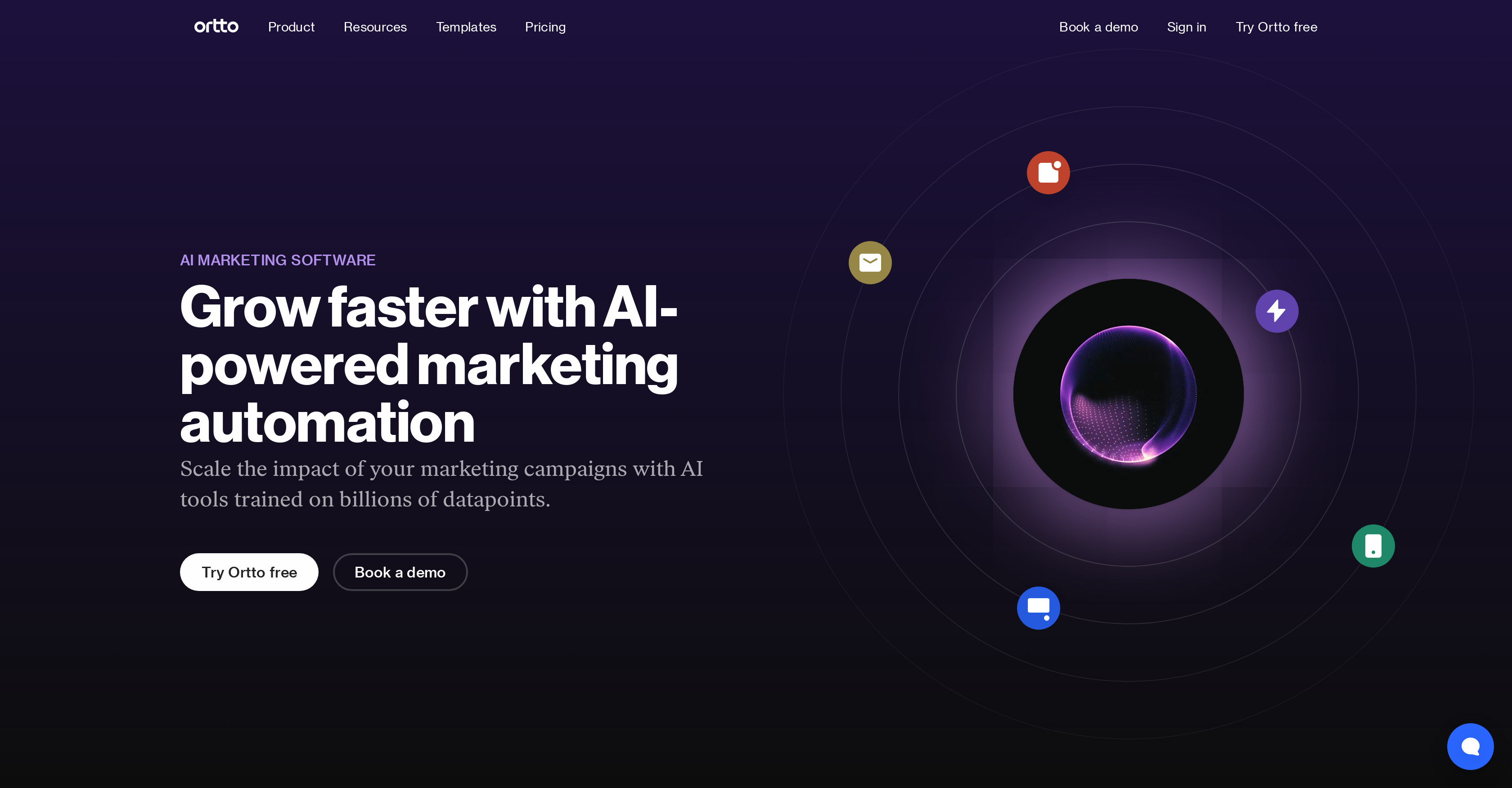 Ortto AI - Screenshot showing the interface and features of this AI tool