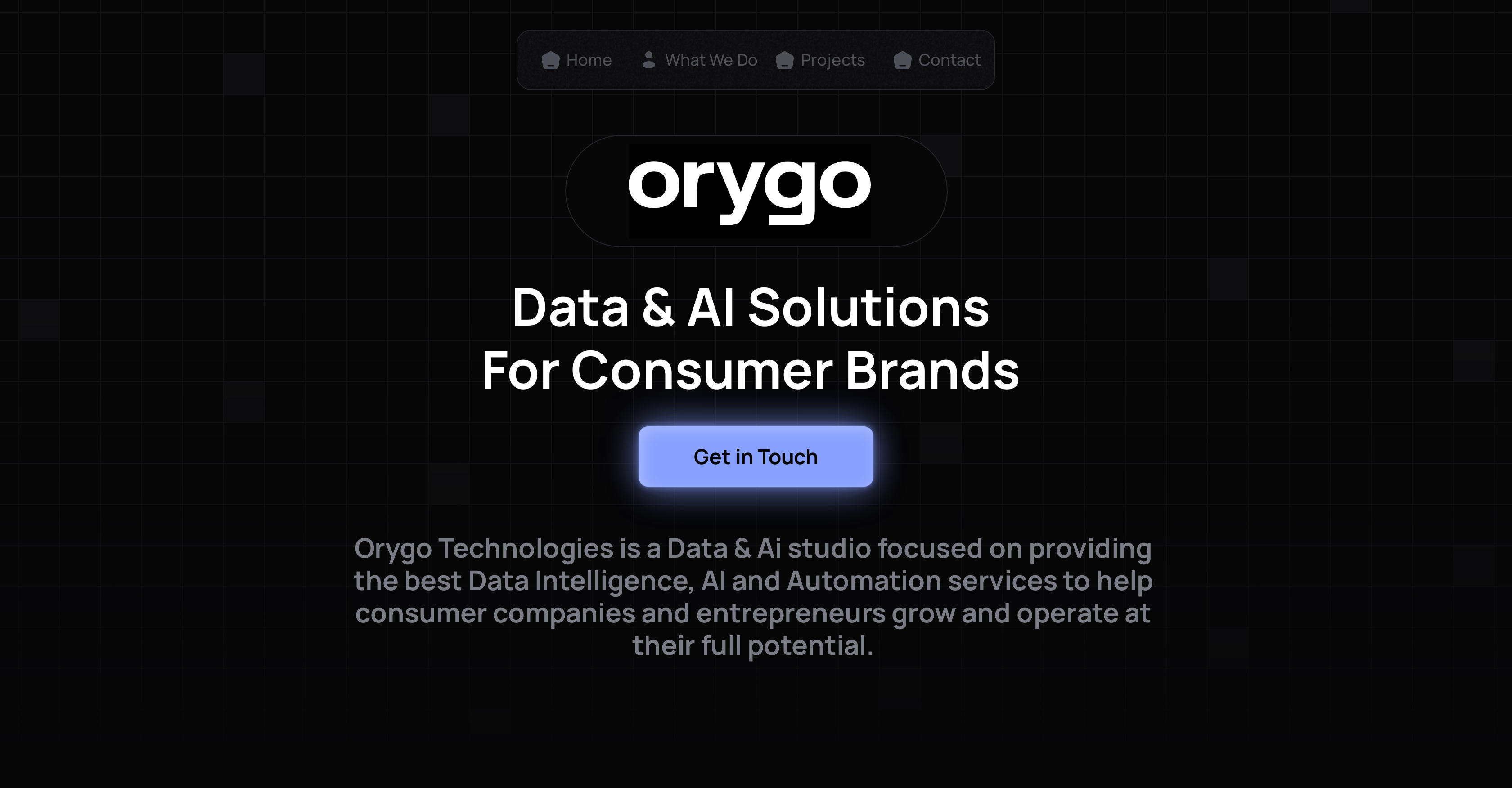 Orygo Technologies - Screenshot showing the interface and features of this AI tool